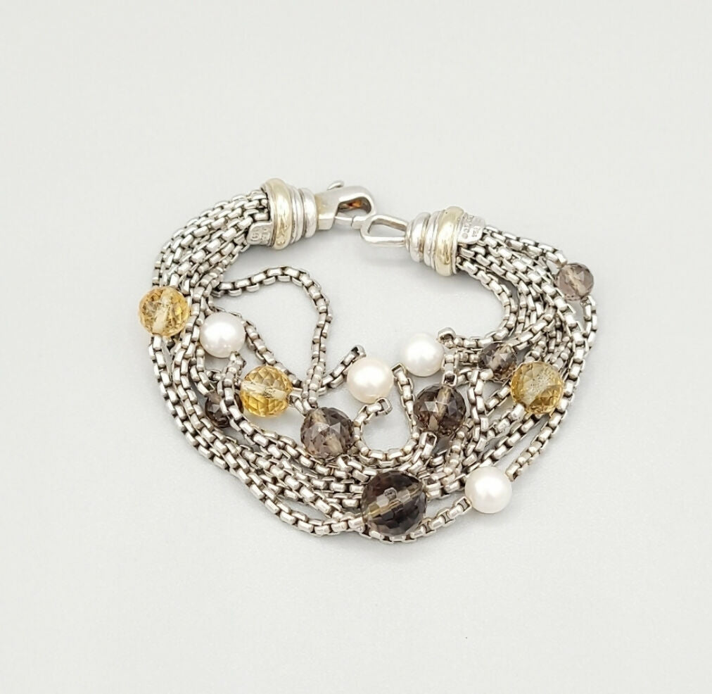 David Yurman Bijoux Bracelet 鈥?Multi Chain & Pearl、mySite、hinf8tx79