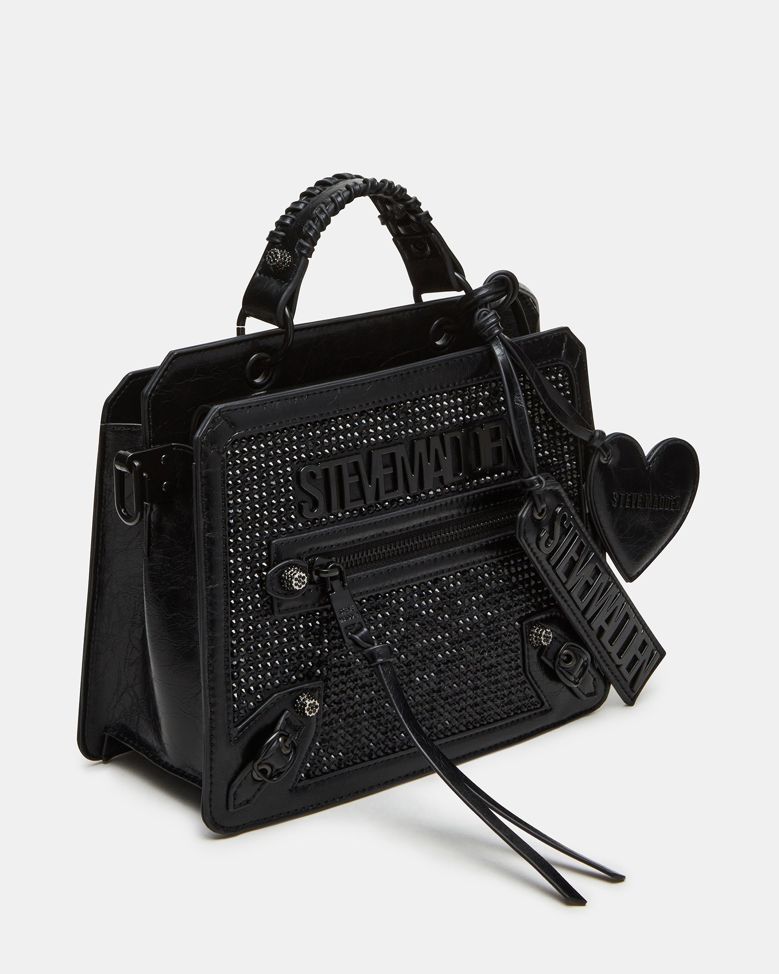 EVELYN CHARMS BAG BLACK/BLACK、mySite、gtrtttuynbv