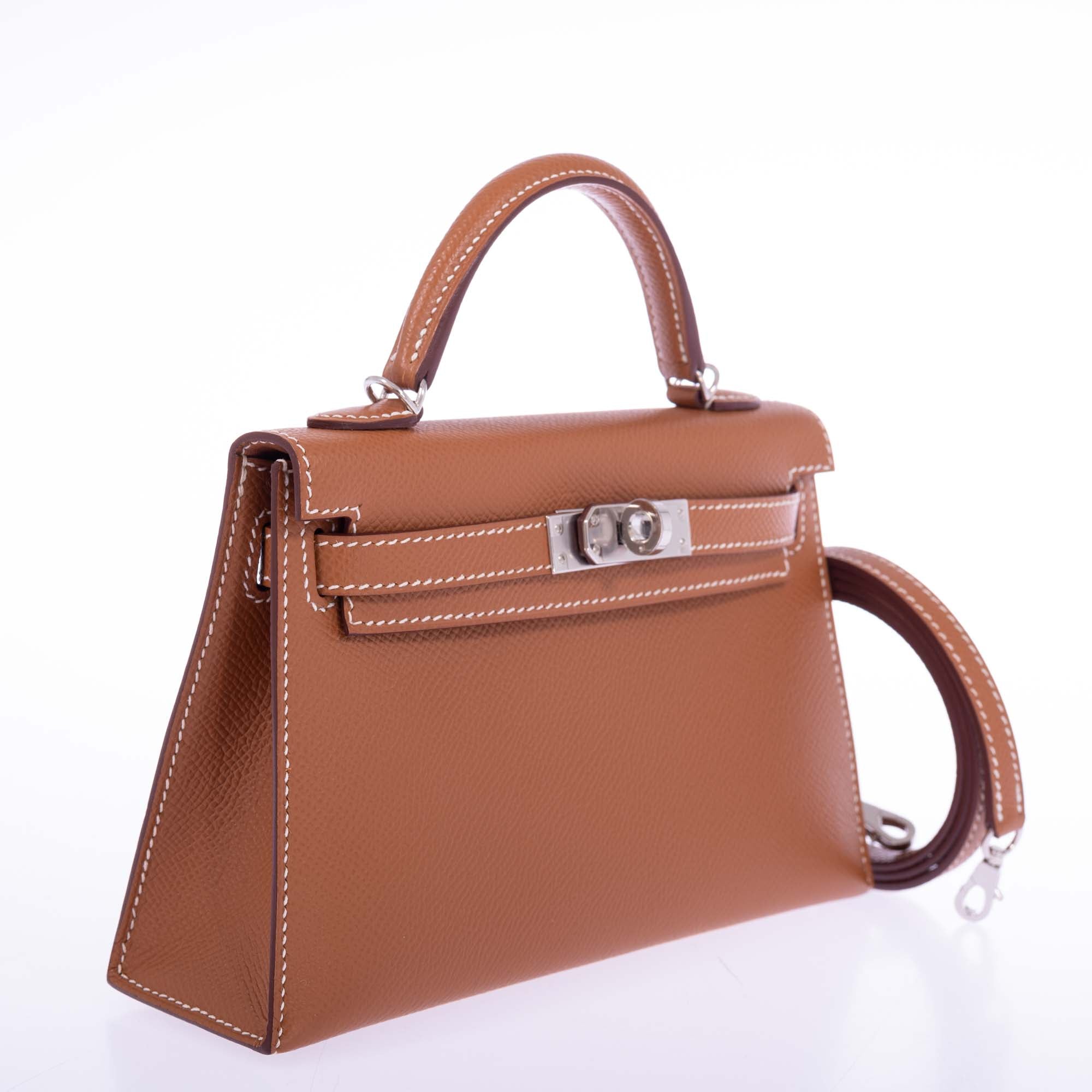 Hermès Kelly 20 Mini II Sellier Gold Epsom Palladium Hardware、mySite、garminoutage.com