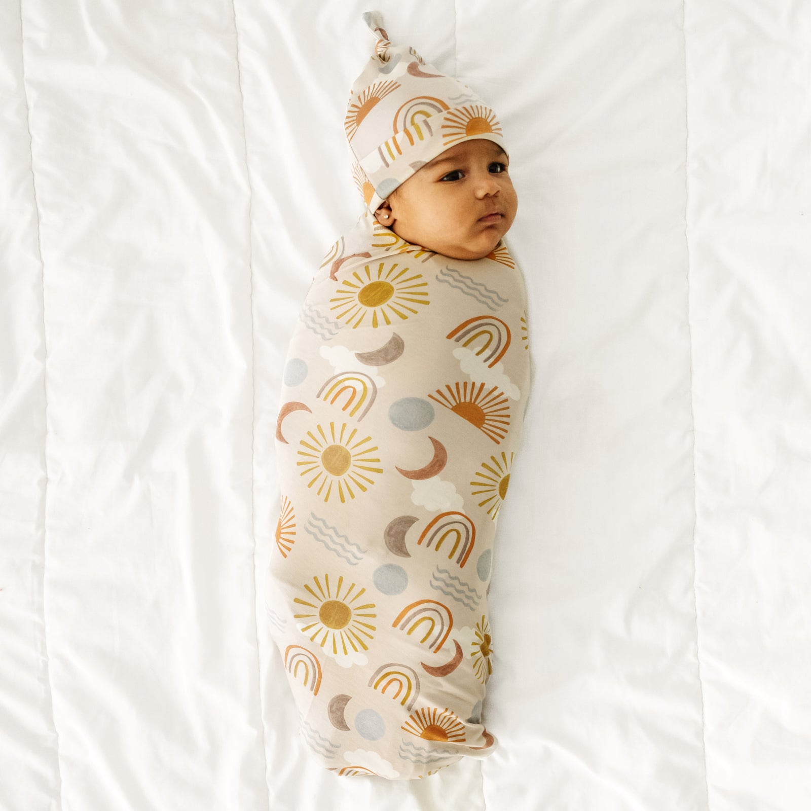 Desert Sunrise Swaddle & Hat Set、mySite、g9winljtr