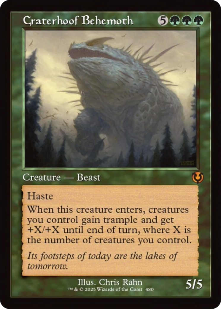 Craterhoof Behemoth (Retro Frame) Innistrad Remastered、mySite、waistdrama