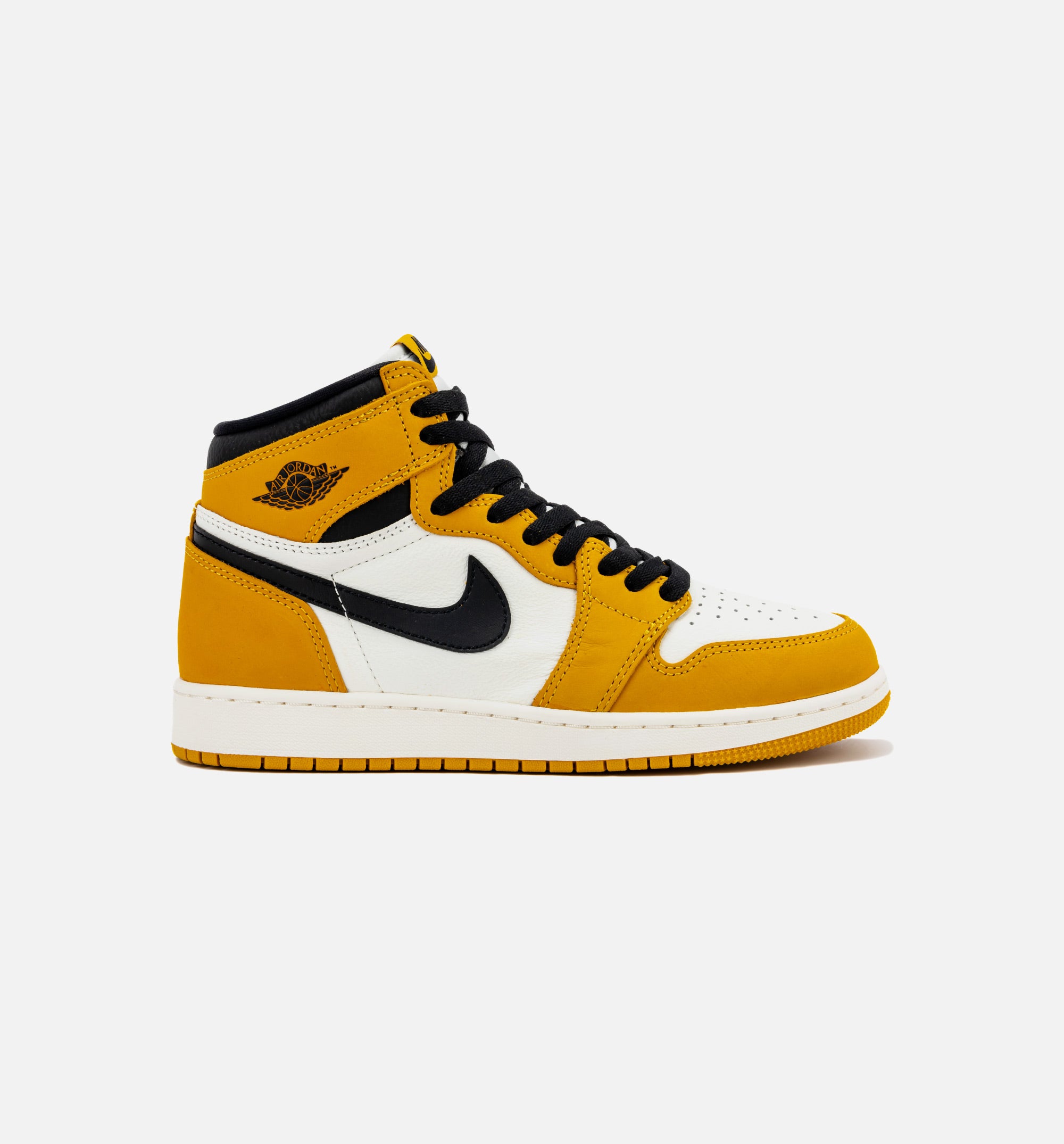 Air Jordan 1 Retro High OG Yellow Ochre Grade School Lifestyle Shoe - Yellow Ochre/Sail/Black、mySite、dreamappss