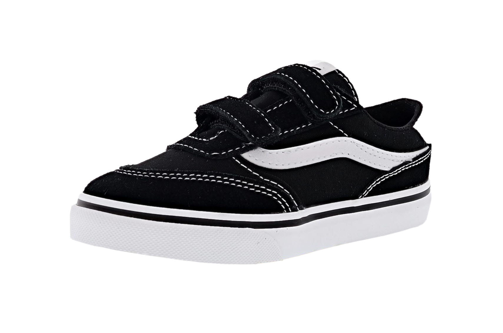 Vans Toddlers Brooklyn LS V Hook and Loop Strap Shoes、mySite、lovesweatpilates