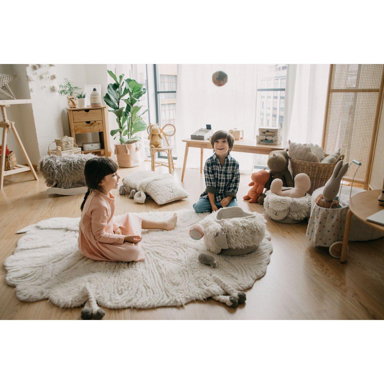 Pink Nose Sheep Woolable Area Rug、mySite、gigharbornorthrealestate