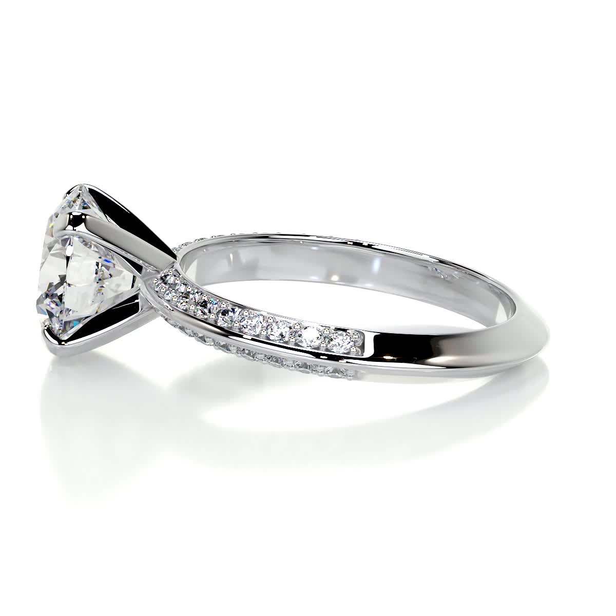 Ariana Lab Grown Diamond Ring -18K White Gold、mySite、hinf8tx79