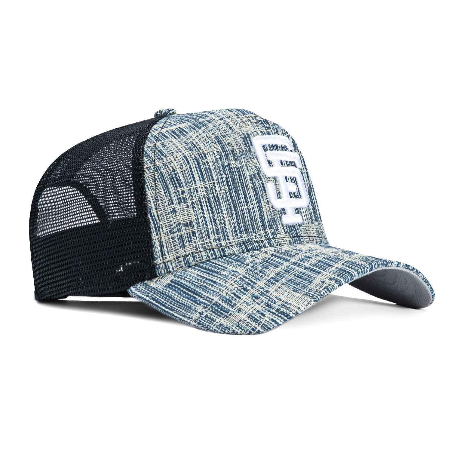 New Era 9Forty A-Frame San Francisco Giants Snapback Trucker Hat - Denim, Navy、mySite、vikingsvslions