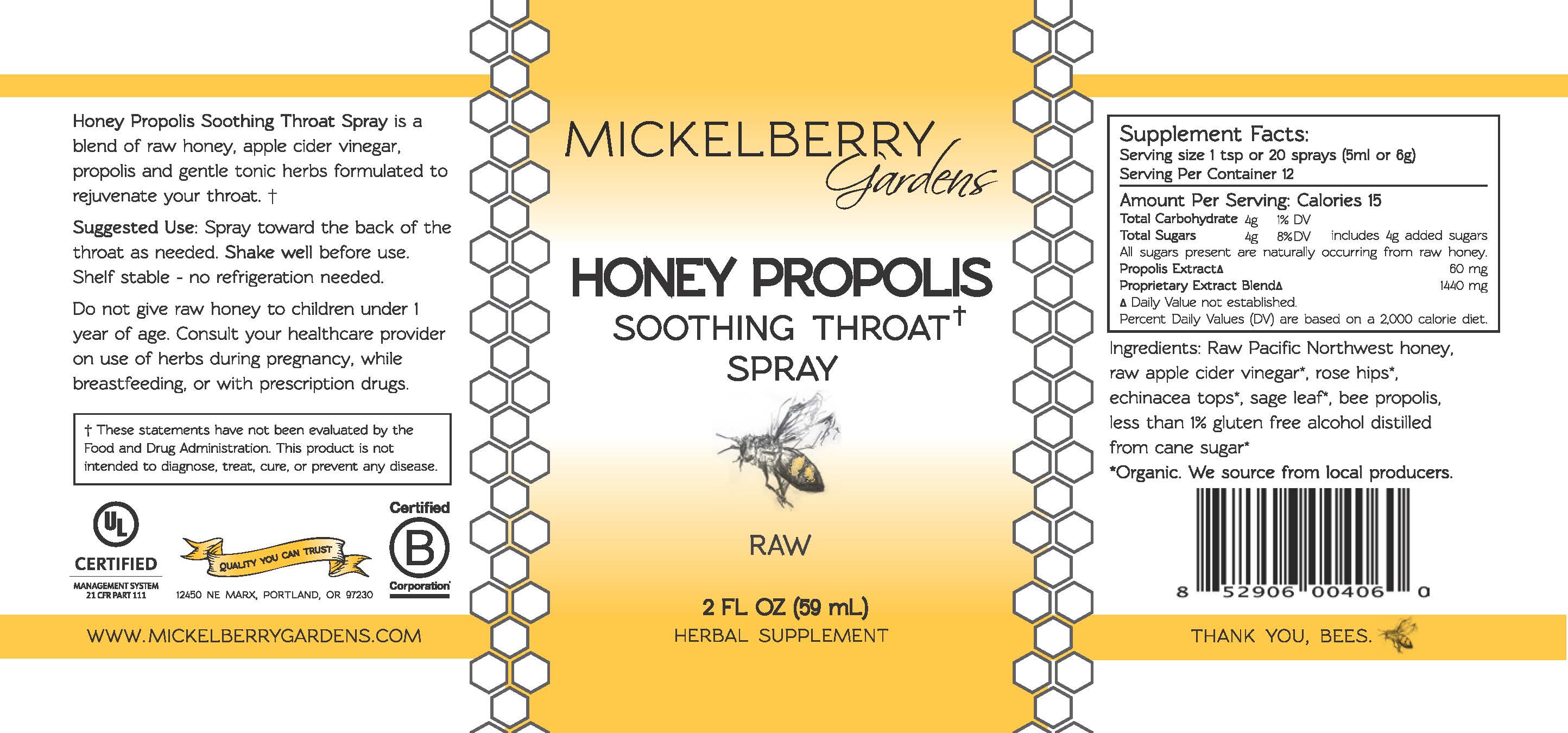 Honey Propolis Throat Spray、mySite、gigharbornorthrealestate