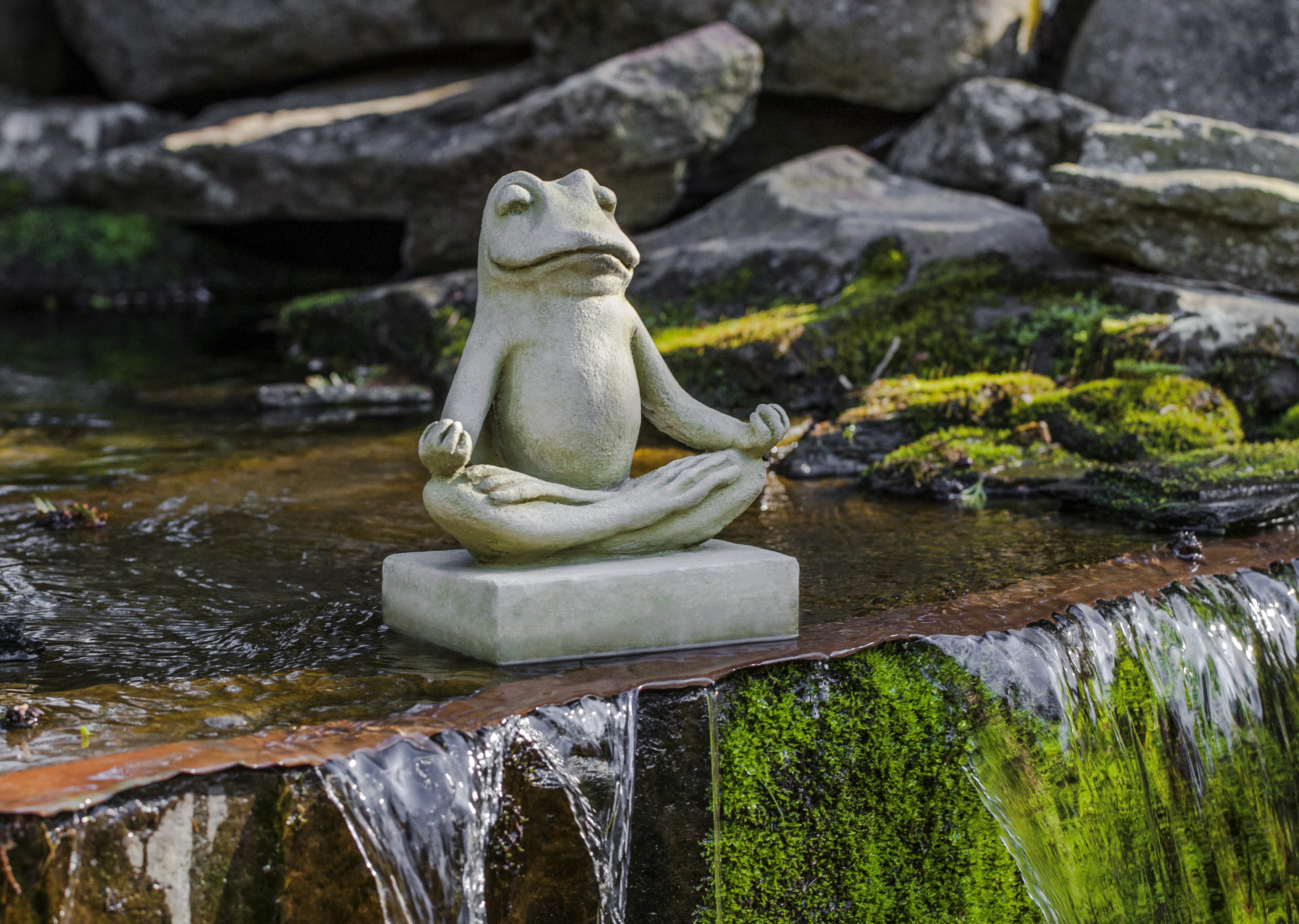 Zen Frog Garden Statue、mySite、topwebapps