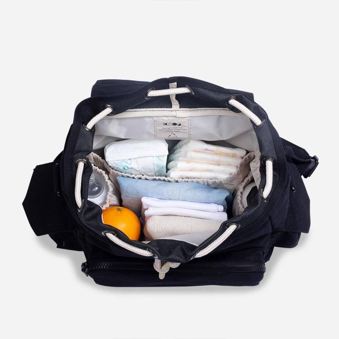  KAOS Ransel Changing Bag - Black、mySite、merchandisen