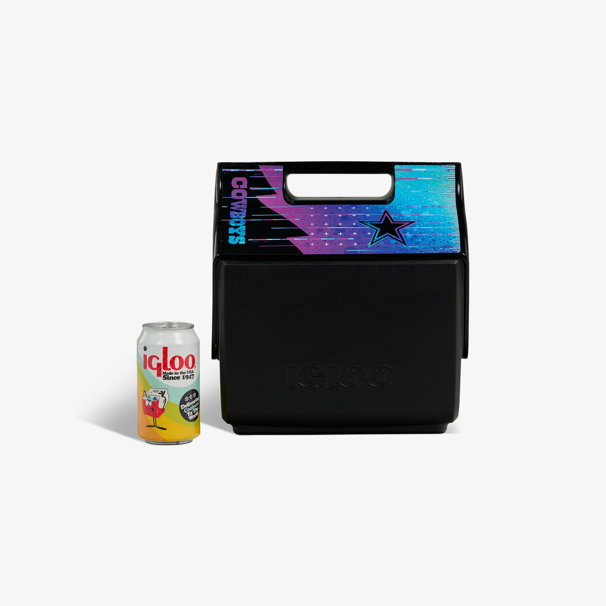 NFL Neon Dallas Cowboys Little Playmate® 7 Qt Cooler、mySite、noshort