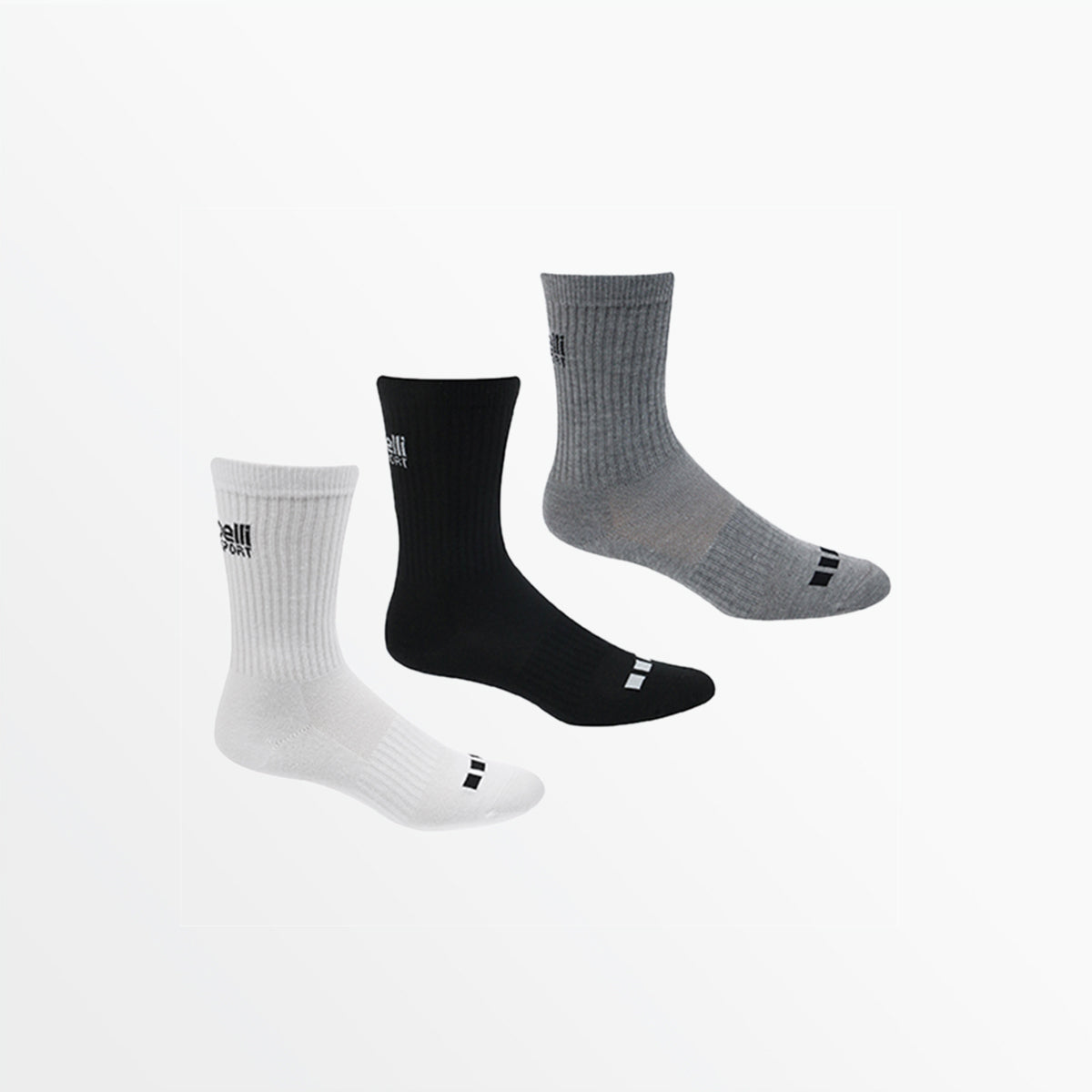 BASICS CS-COOL LIGHTWEIGHT CREW SOCKS