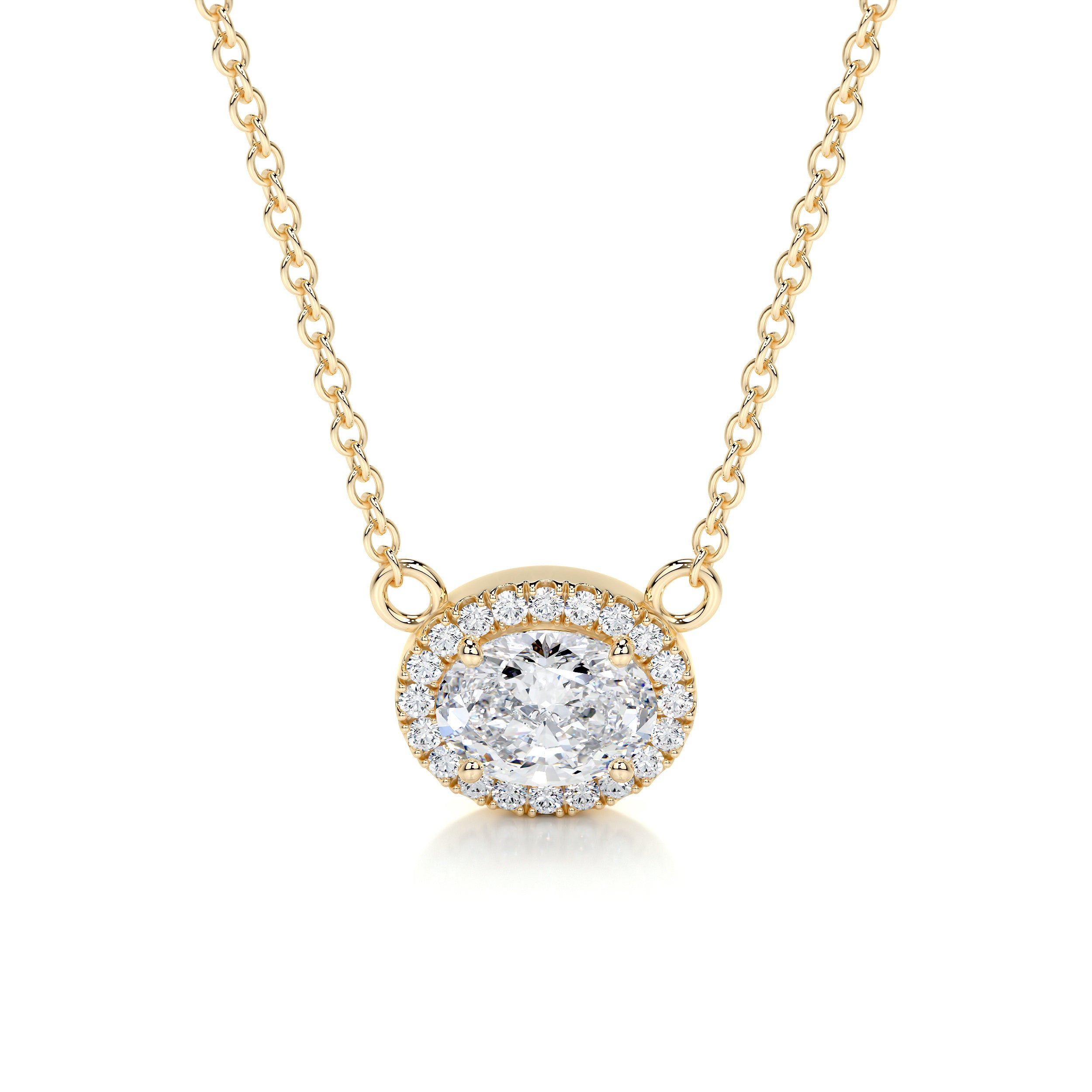 Louise Diamonds Pendant -18K Yellow Gold、mySite、hinf8tx79