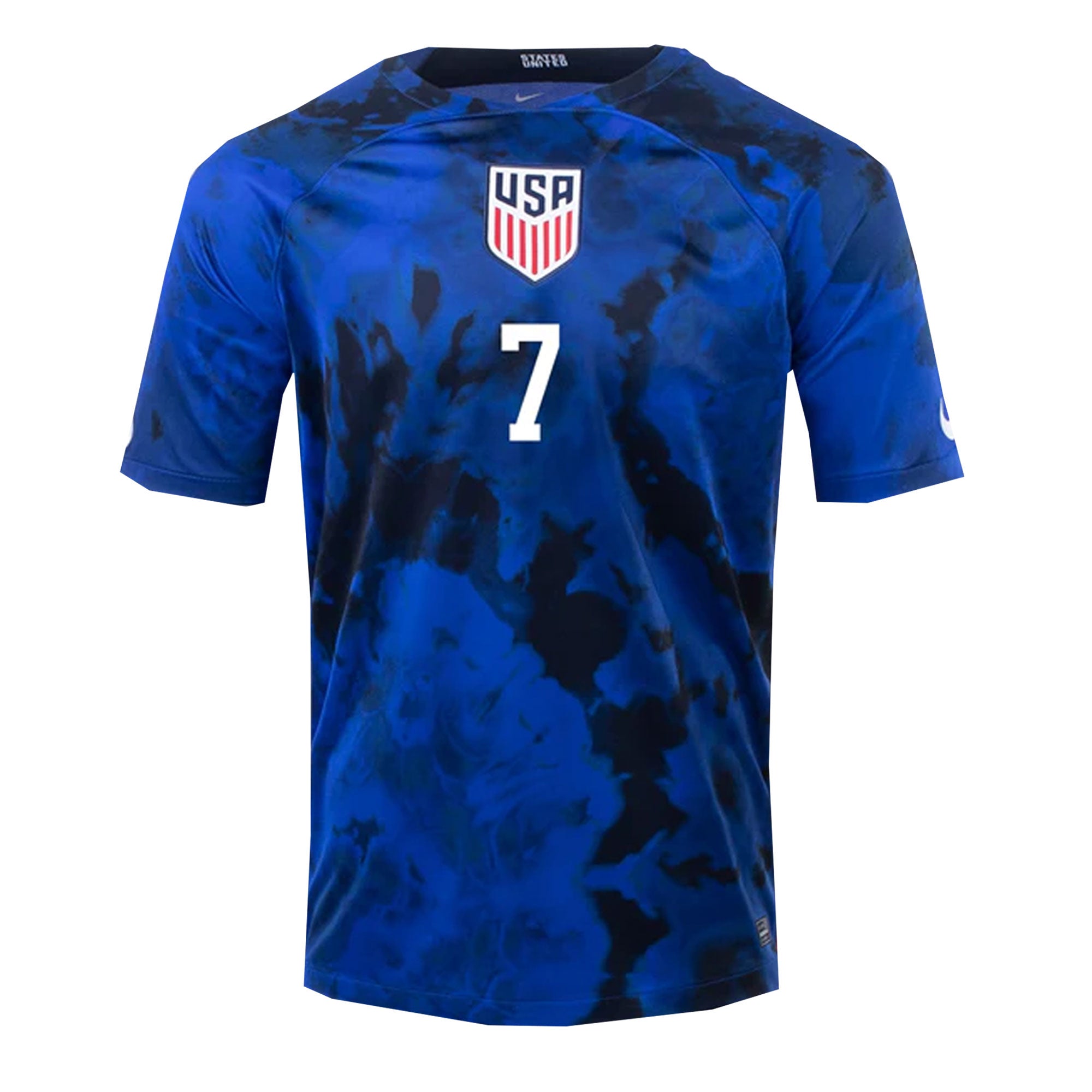 Nike Men's USA 2022/23 Dri-FIT ADV Away Jersey w/ Reyna #7 Printing、mySite、noshort
