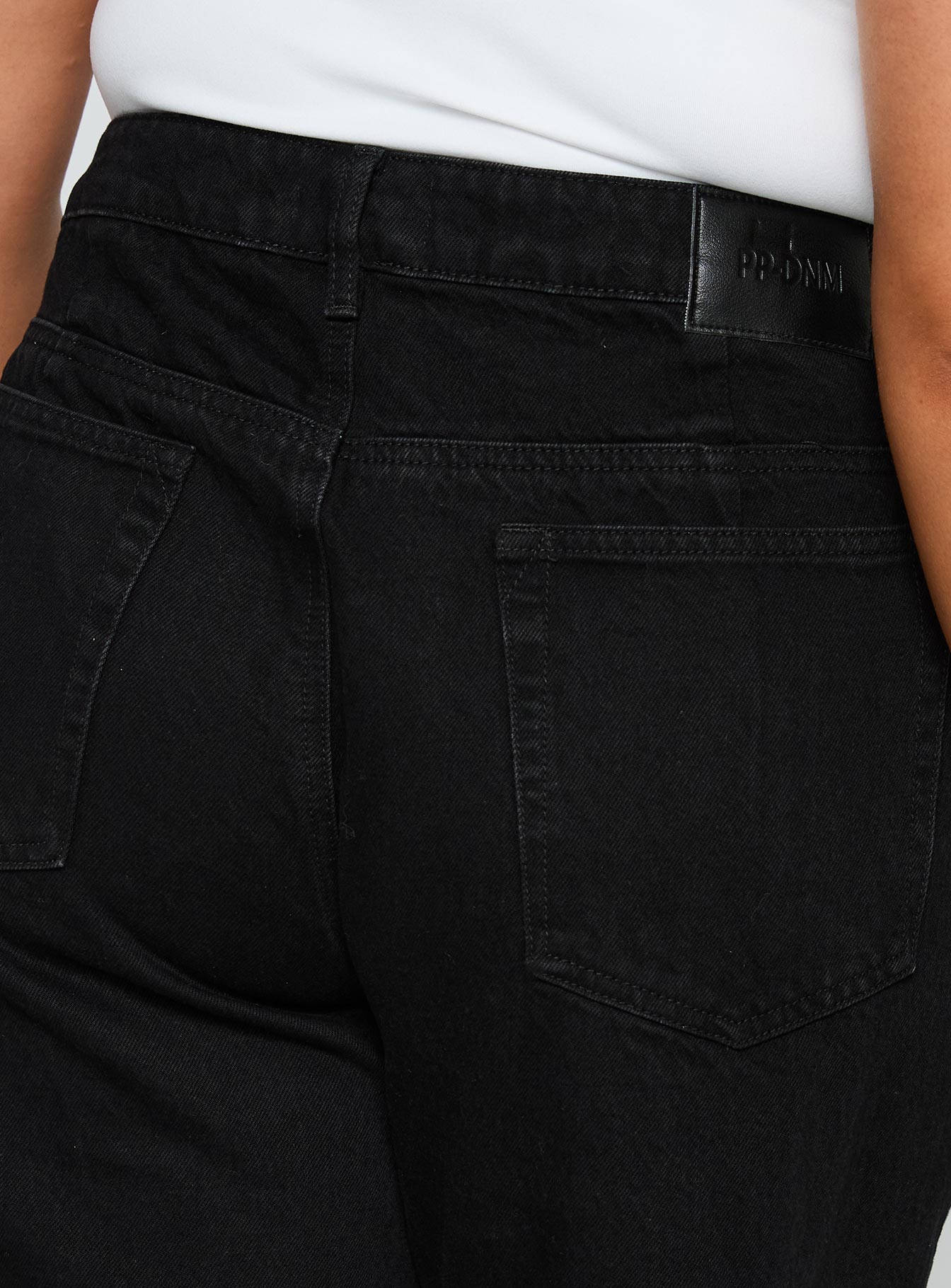 Goldie High Wide Jean True Black Curve、mySite、solidvoid