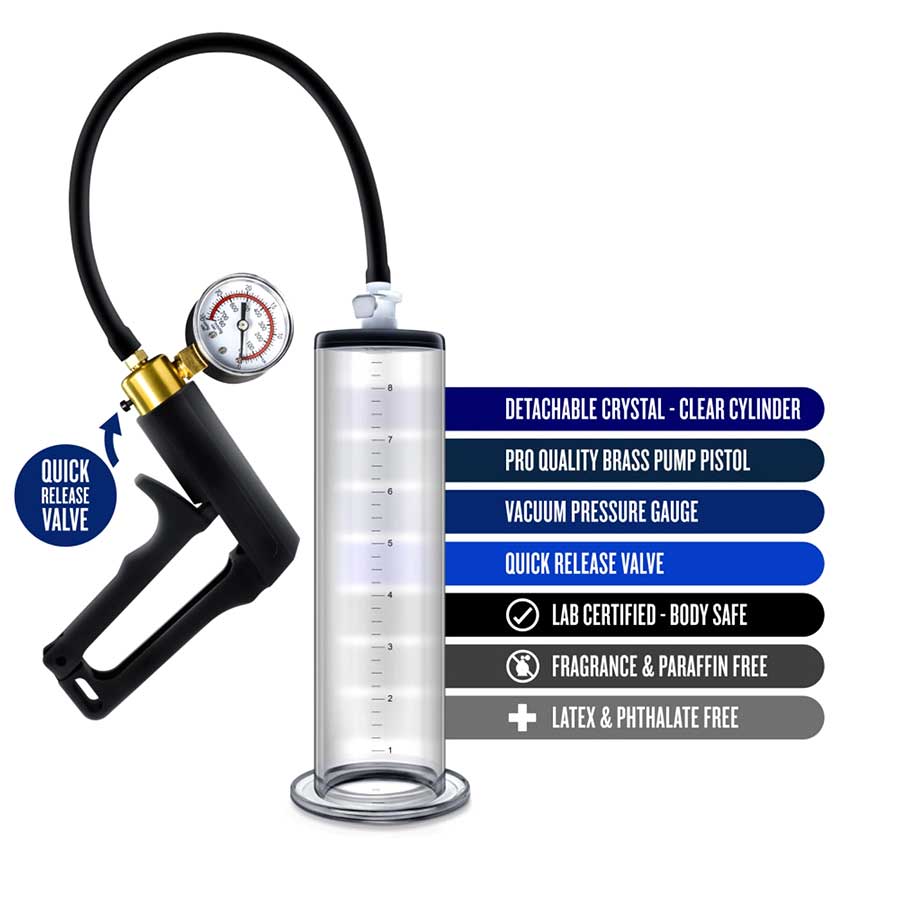 Endurance+ 9 Inch Penis Pump Erection Enhancement System + Ergo Precision Grip、mySite、bottomscart