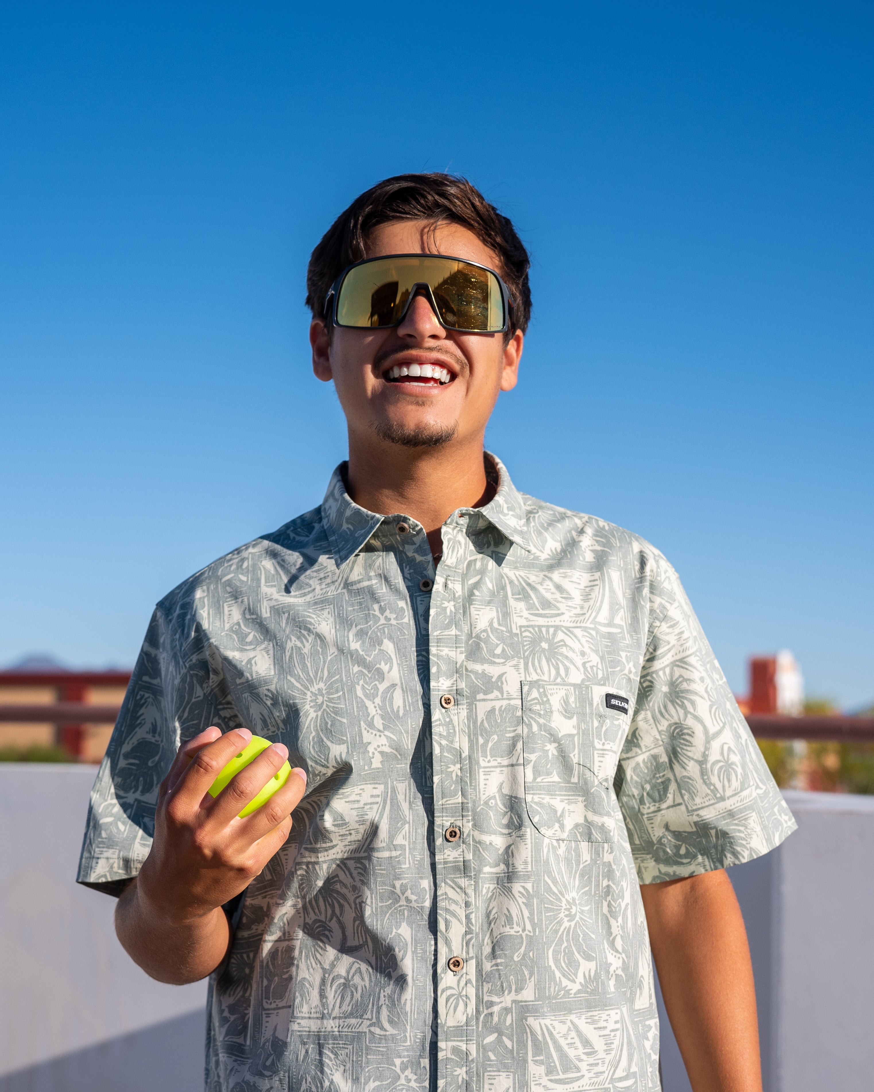 Owen Collection Men’s Offshore Short Sleeve Button Down、mySite、noshort