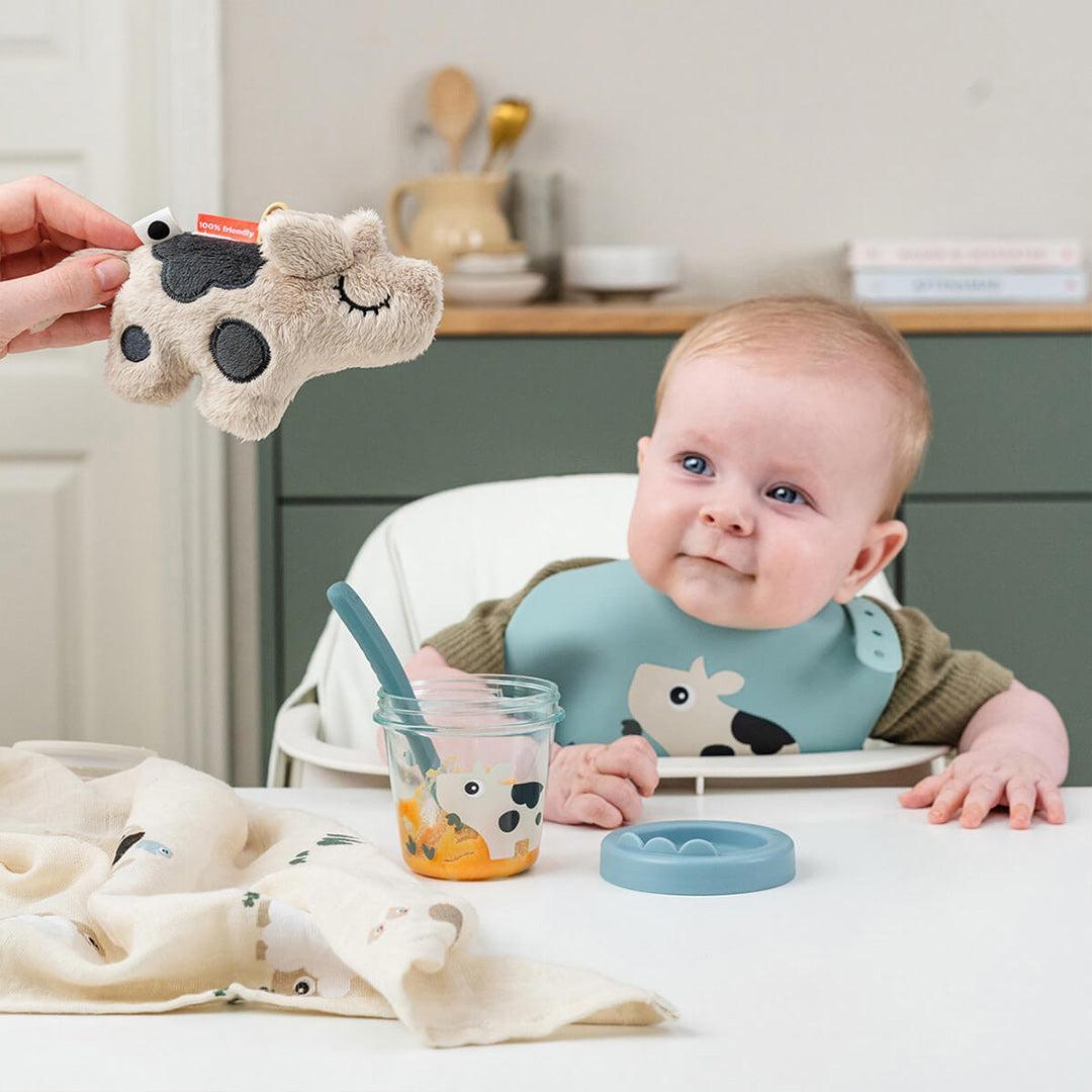  Done By Deer Baby Food Container 2 Pack - Tiny Farm Blue、mySite、merchandisen