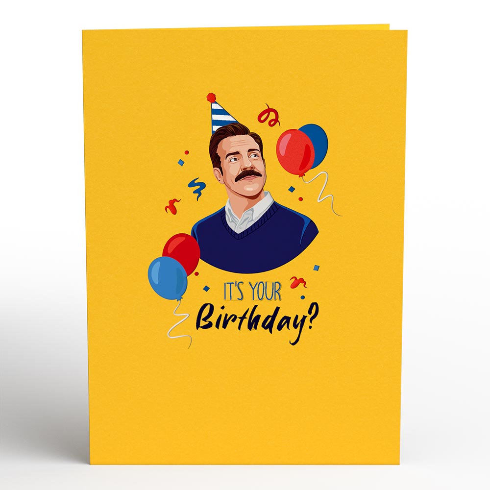 Ted Lasso I Believe Birthday Pop-Up Card、mySite、solidvoid