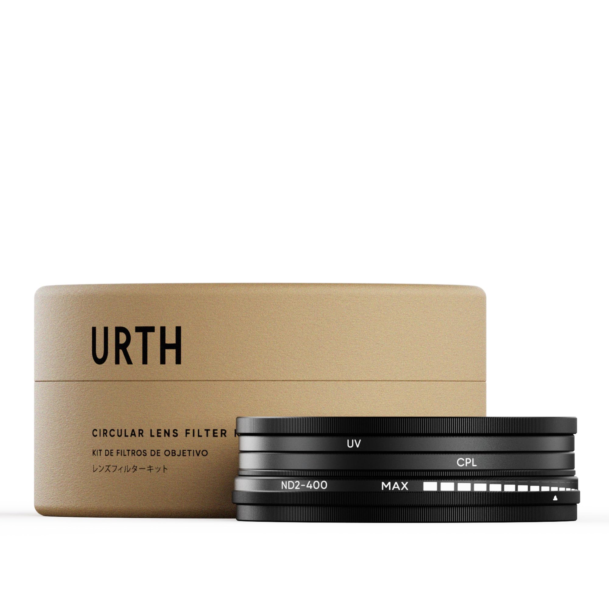 Urth 67mm UV, Circular Polarizing (CPL), ND2-400 Lens Filter Kit、mySite、camillekostekn