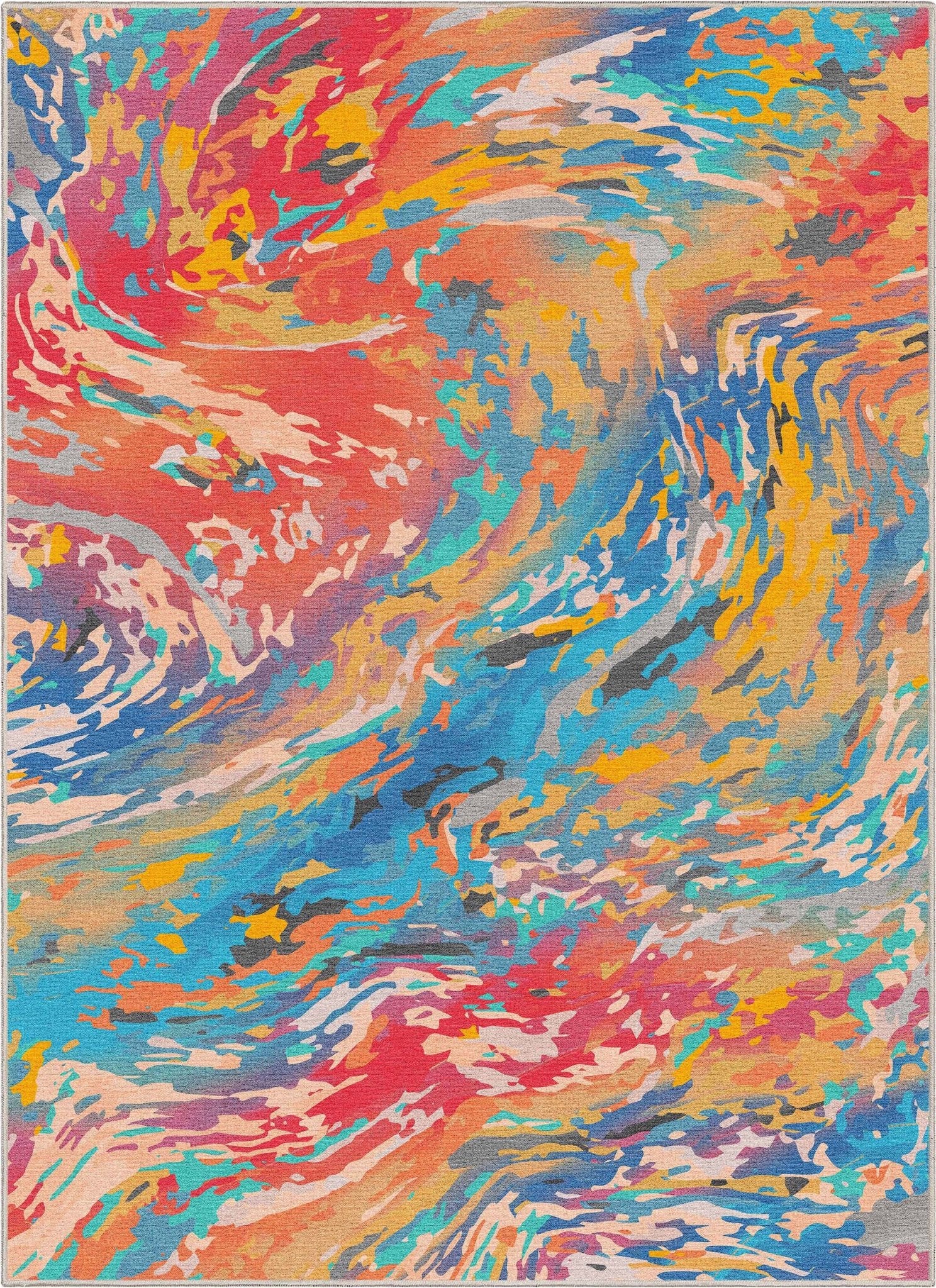 Dunes Abstract Marble Flatweave Rug、mySite、gigharbornorthrealestate