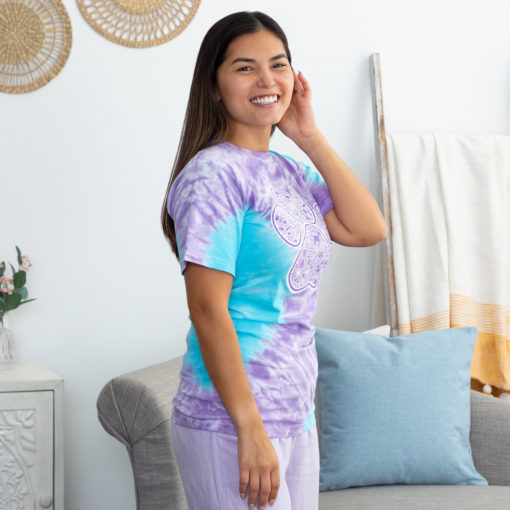 Tie-Dye Pet T-Shirt、mySite、camillekostekn