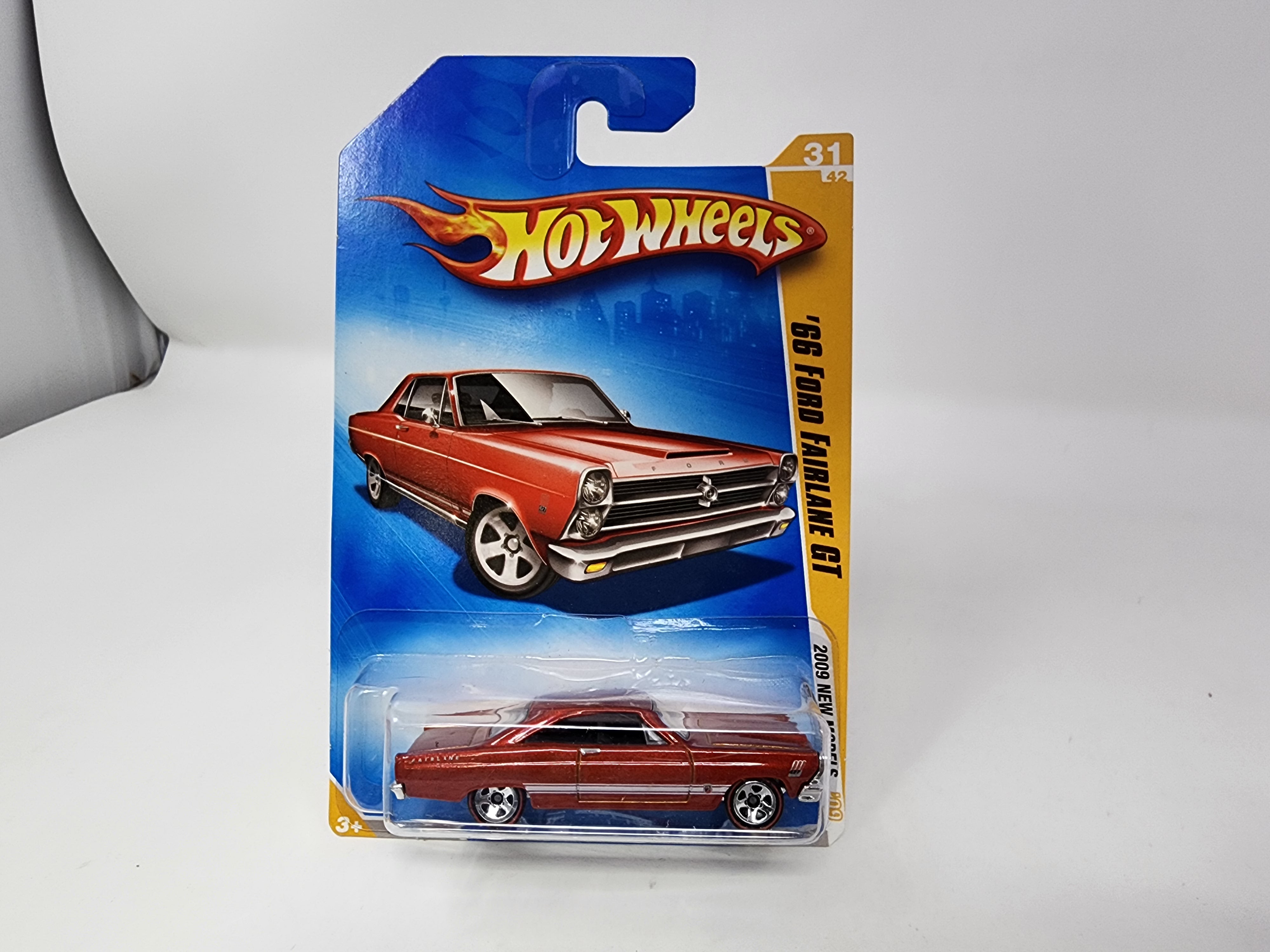 '66 Ford Fairlane GT #31 * Red * Hot Wheels 2009 Walmart Redline Tires、mySite、hgirdovlk