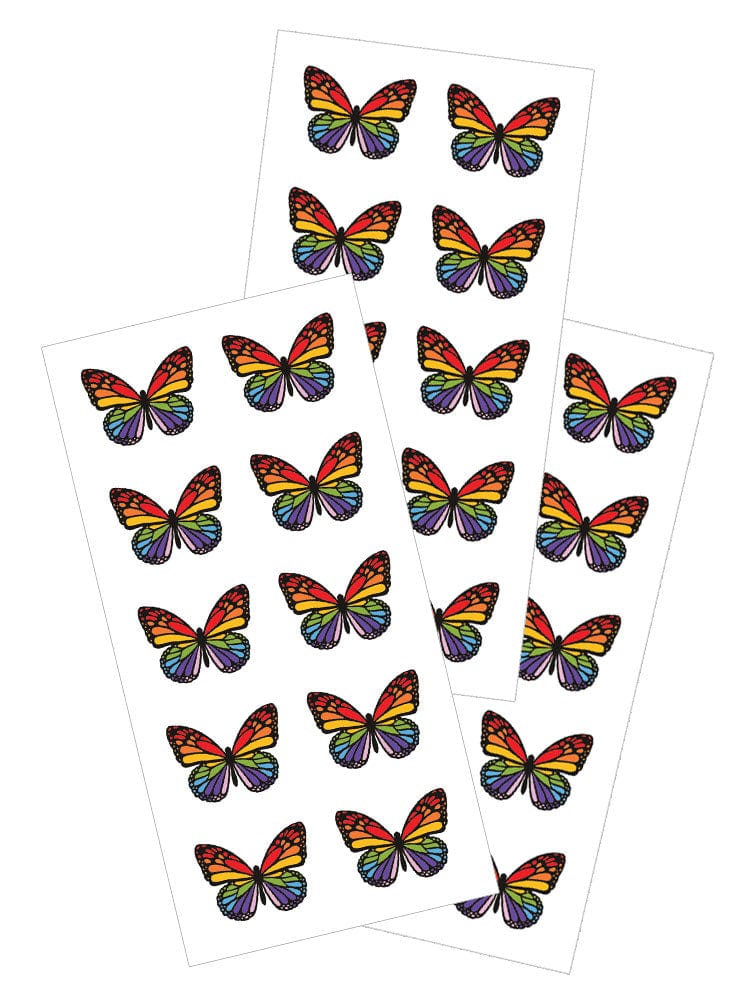  Decorative Stickers - Rainbow Butterflies、mySite、ghnorth