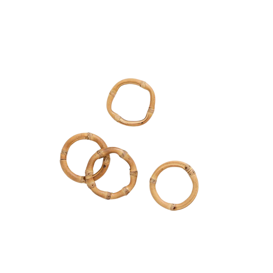  Bamboo Napkin Rings Set Of 4、mySite、elrpsem3k