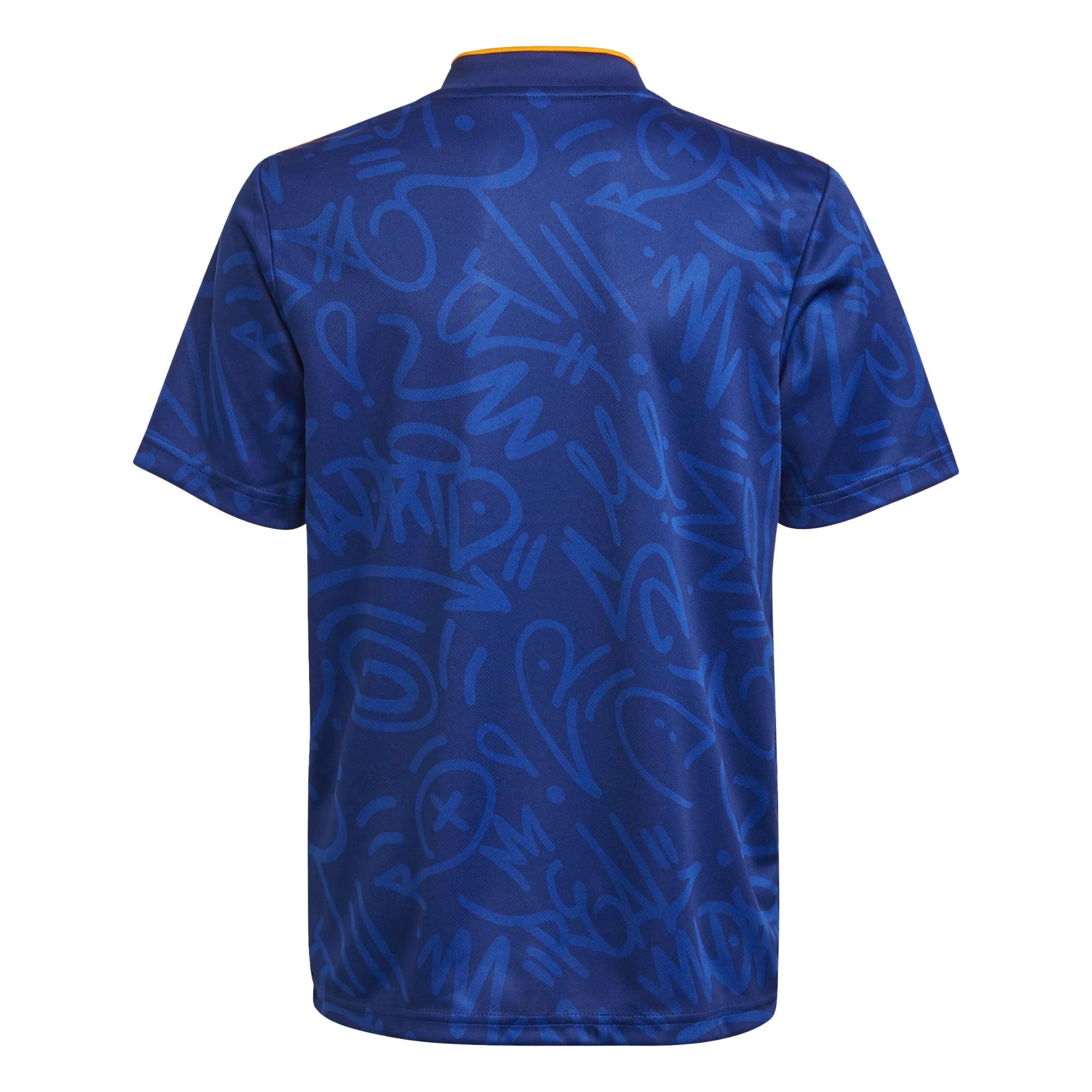 adidas Men's Real Madrid 2021/22 Away Jersey Blue/Orange、mySite、noshort