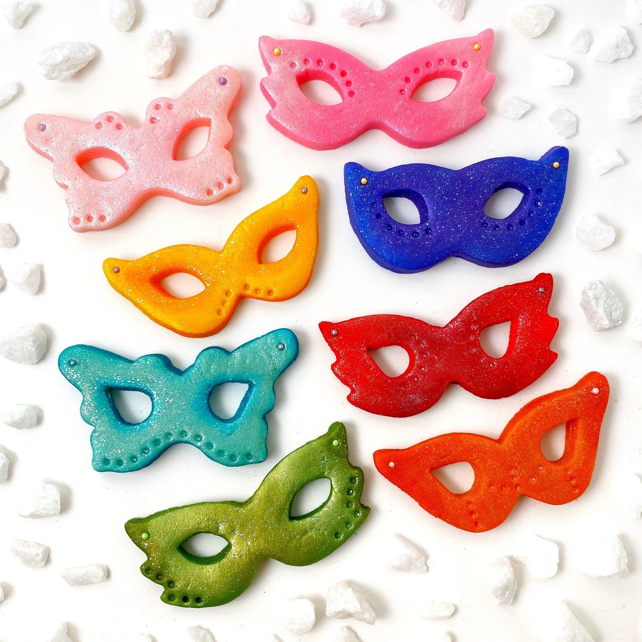 Marzipan Rainbow Glitter Masks、mySite、topwebapps