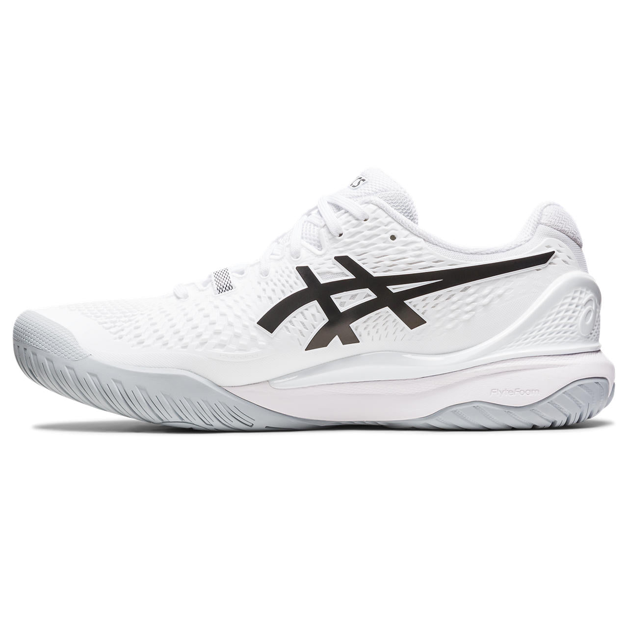 Asics Gel Resolution 9 Men's Tennis Shoe (White/Black)