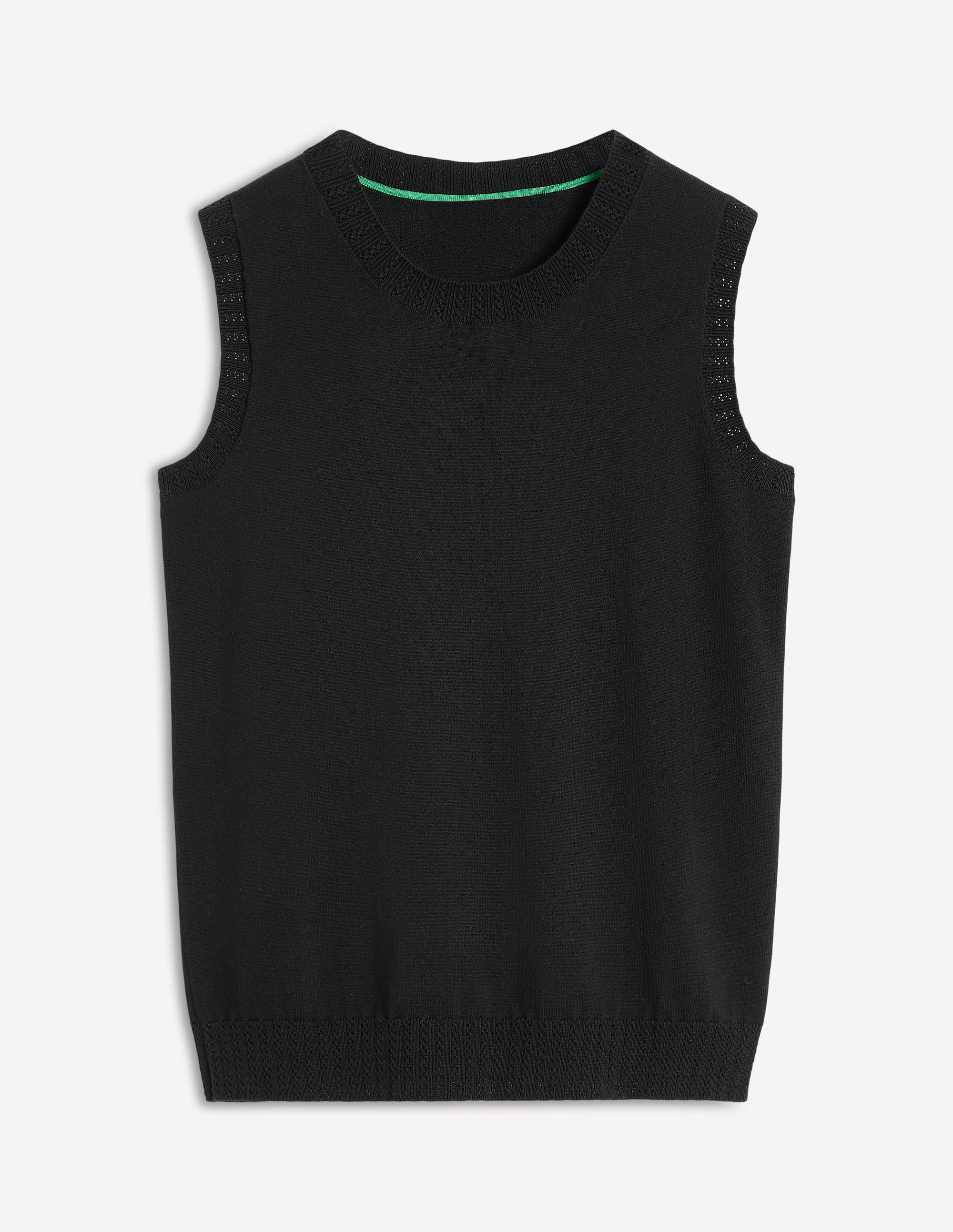 Emilia Cotton Crew Neck Tank-Black、mySite、ashleygrahame
