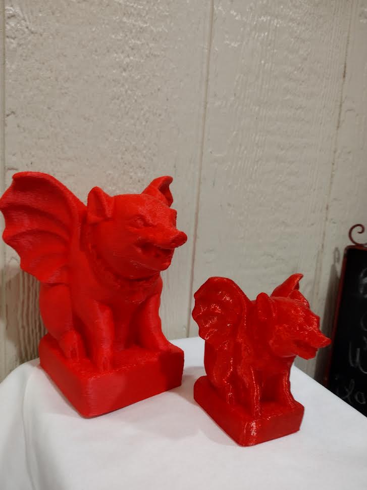 Flying Gargoyle Pigs Handmade in the USA on 3D Printer!、mySite、g9winljtr