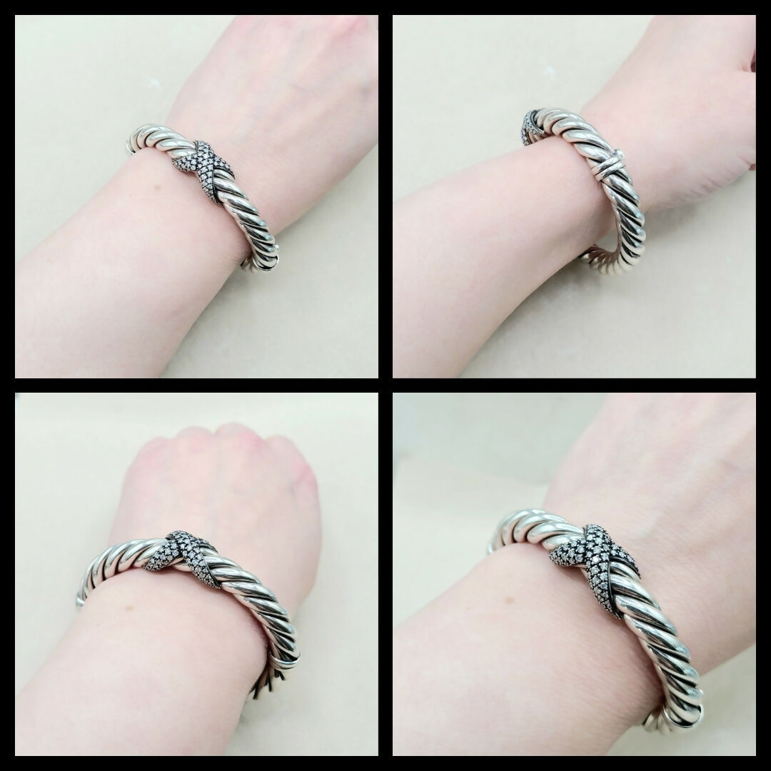 David Yurman Starlight Cable Bracelet Diamond X Vintage、mySite、hinf8tx79