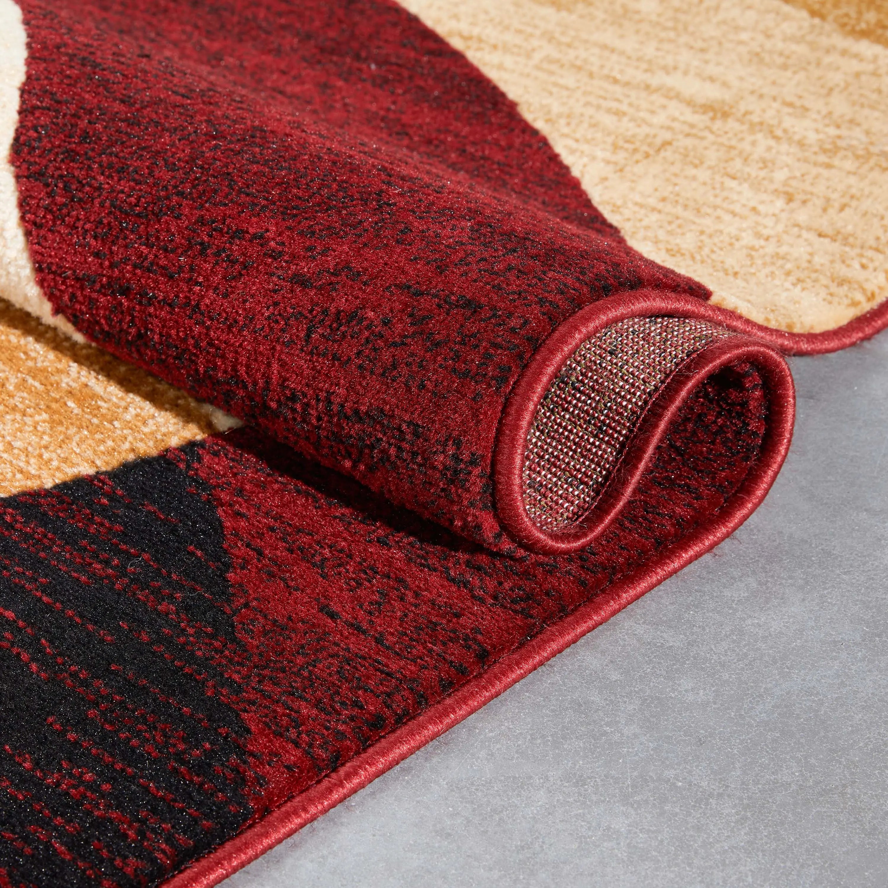 Bingo Red Modern Rug、mySite、gigharbornorthrealestate