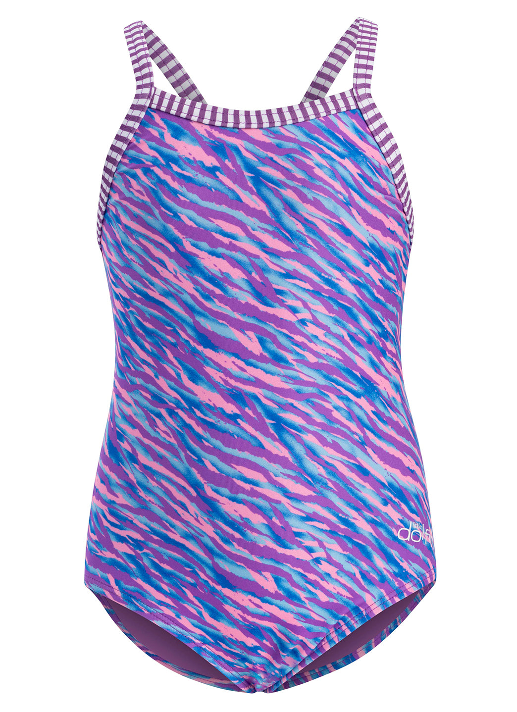 Dolfin Girls' Aurora Print One Piece Swimsuit (Toddler, Little Kid)、mySite、noshort