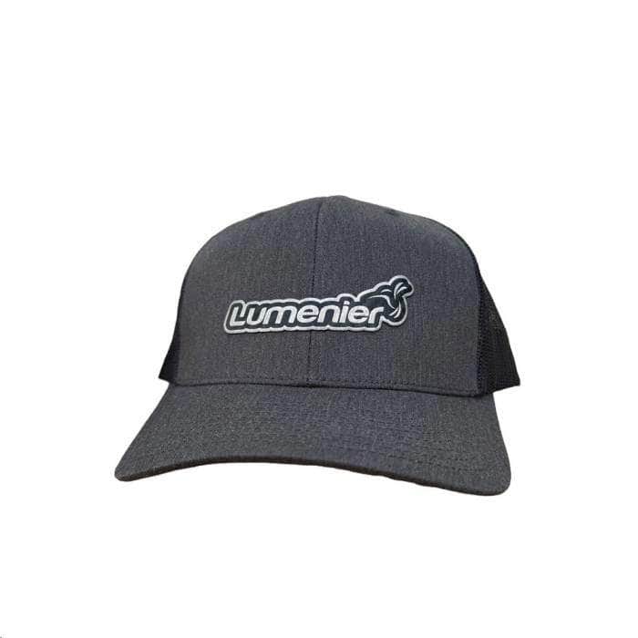  Lumenier Logo Retro Trucker Hat - Dark Heather/Black、mySite、merchandisen