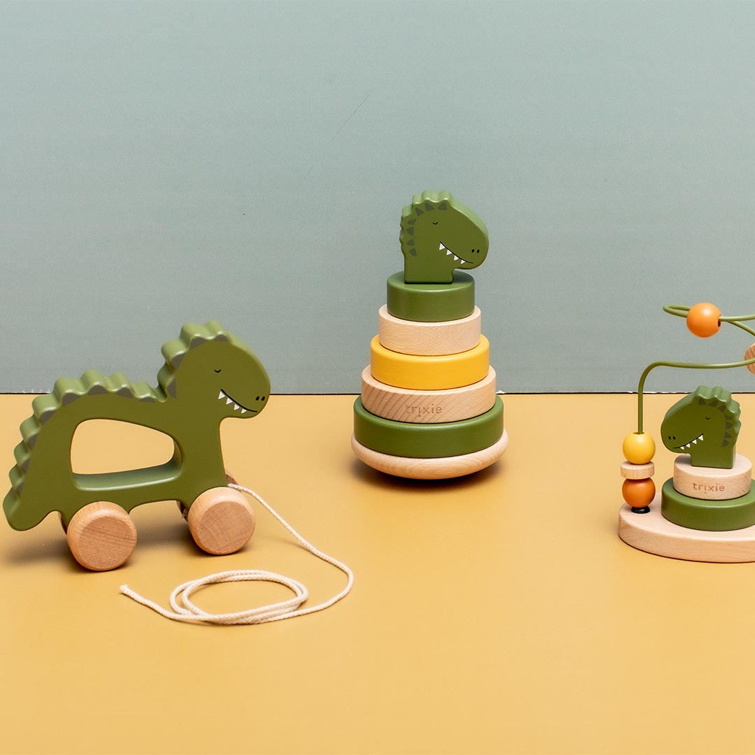  Trixie Wooden Stacking Toy - Mr Dino、mySite、merchandisen