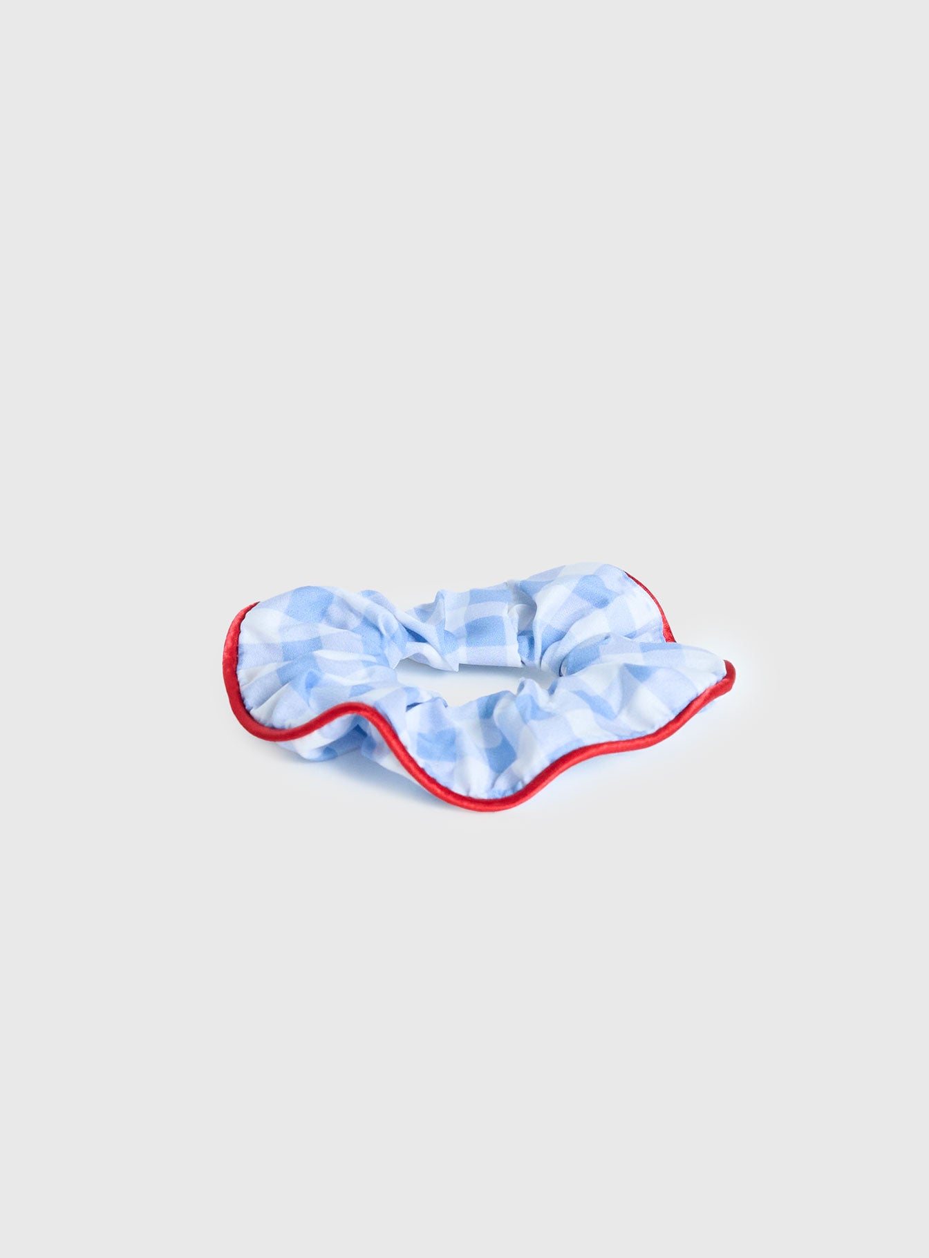 Deanie Scrunchie Blue Gingham、mySite、solidvoid