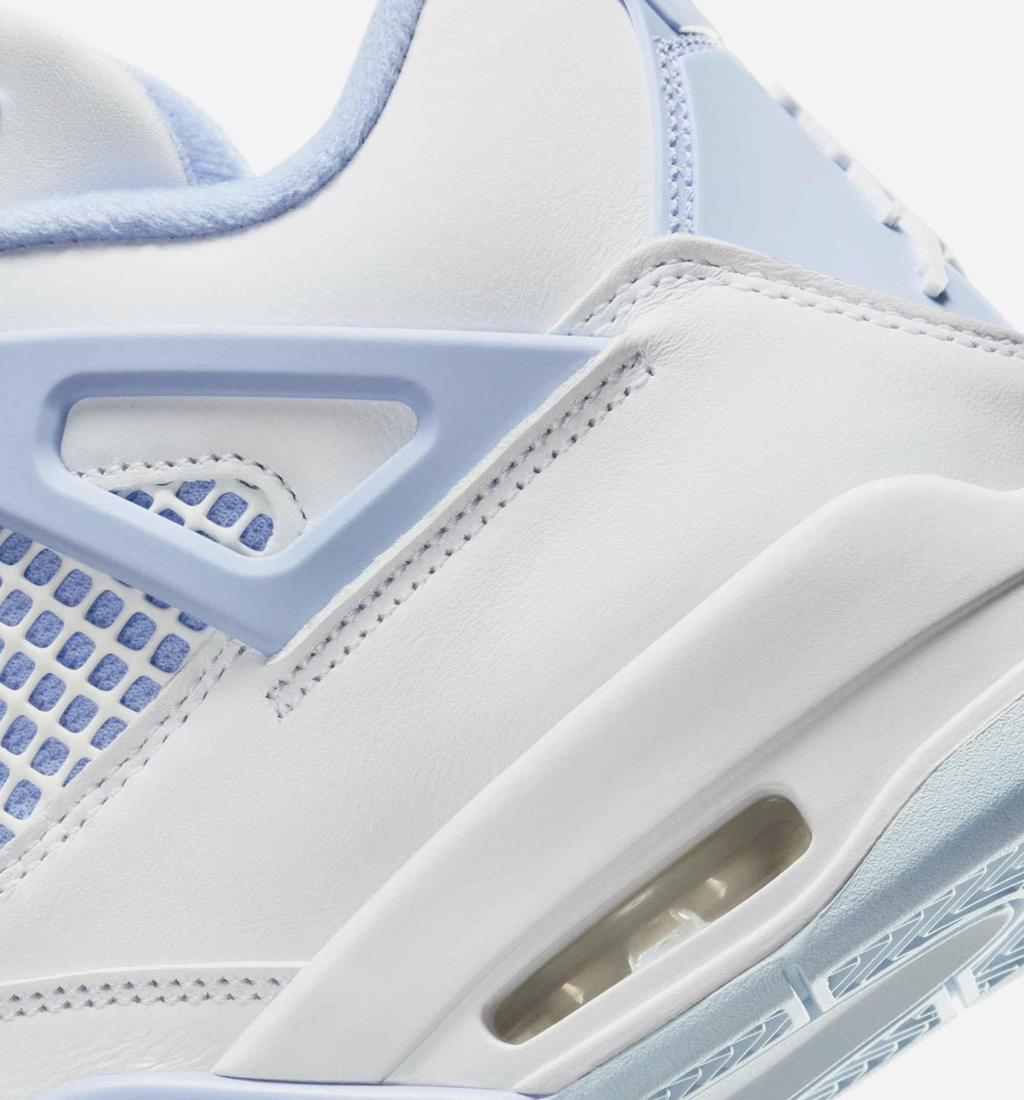 Air Jordan 4 Retro Aluminum Womens Lifestyle Shoe - White/Aluminum/Blue Tint/Oil Green、mySite、dreamappss