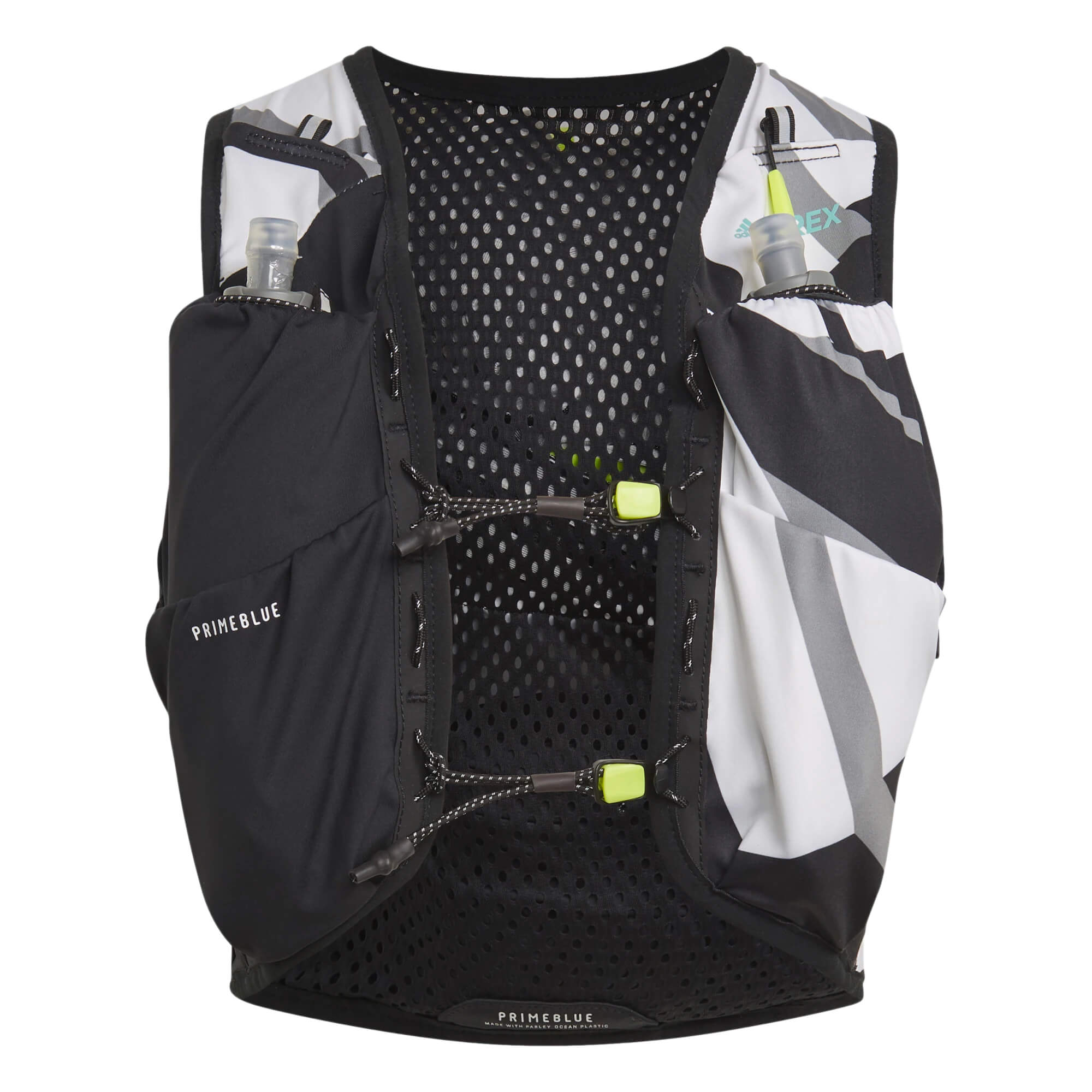 adidas Terrex Primeblue Graphic Trail Running Vest Black/Acid Yellow、mySite、noshort