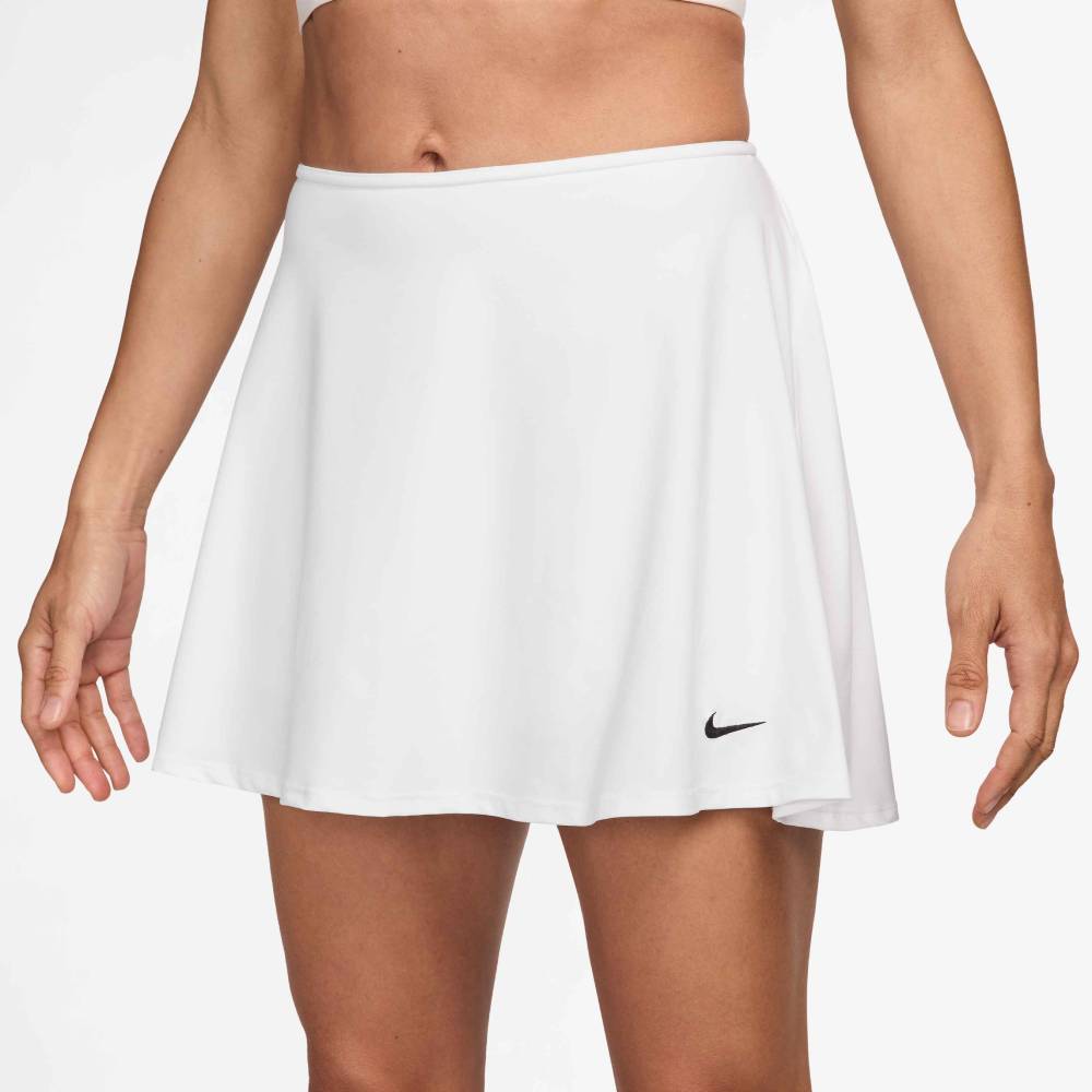 Nike Women's Dri-FIT Victory Mid-Rise Flouncy Skirt (White/Black)