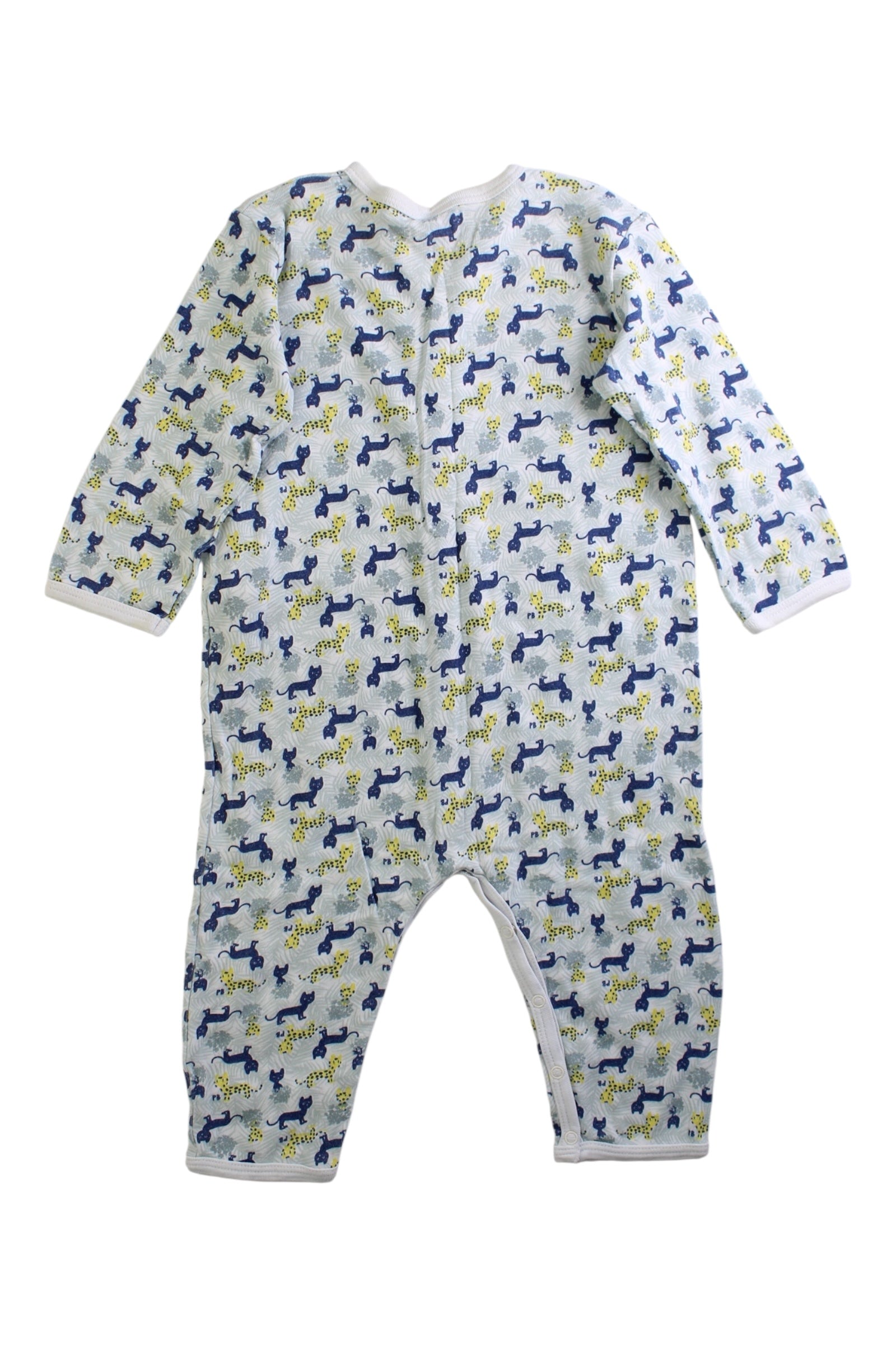 Petit Bateau Onesie With Animal Print 12-18M、mySite、g9winljtr