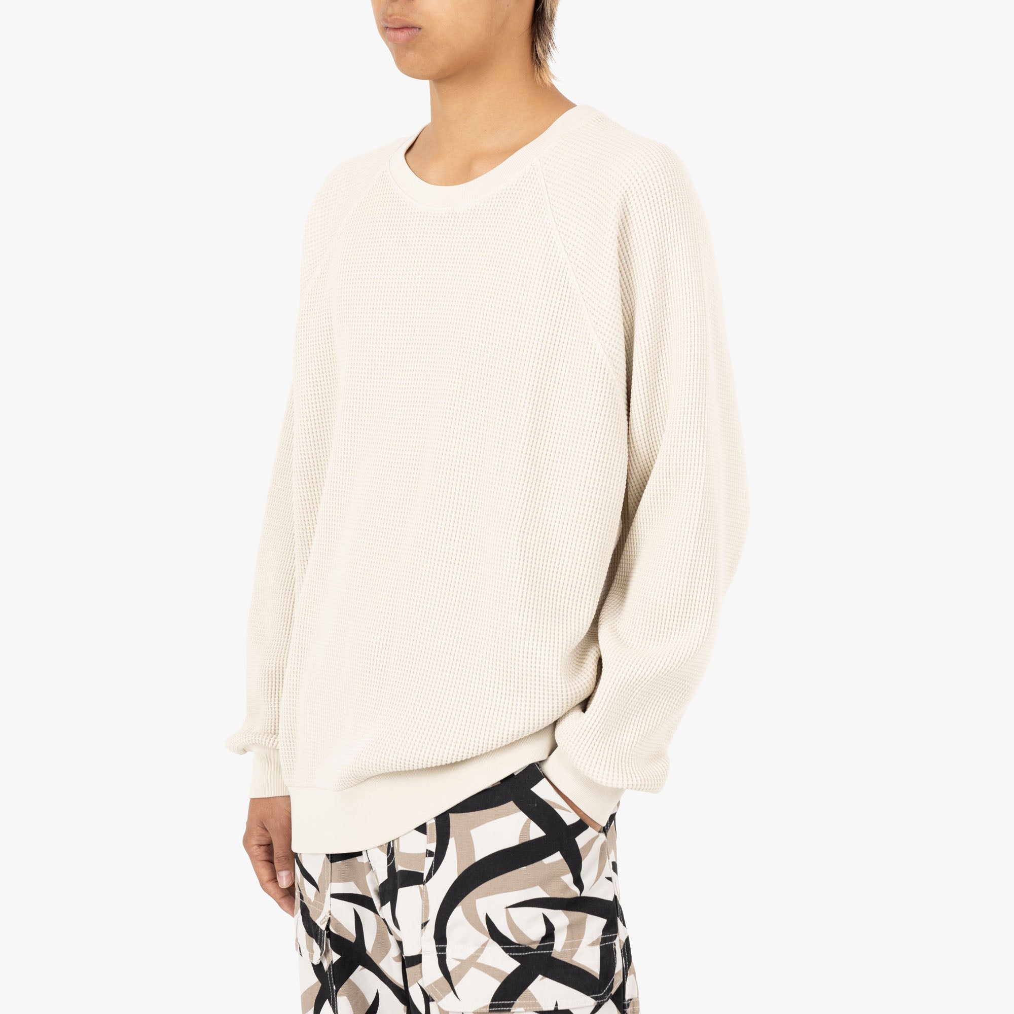  Gramicci Waffle Crew / Pigment Sand、mySite、merchandisen