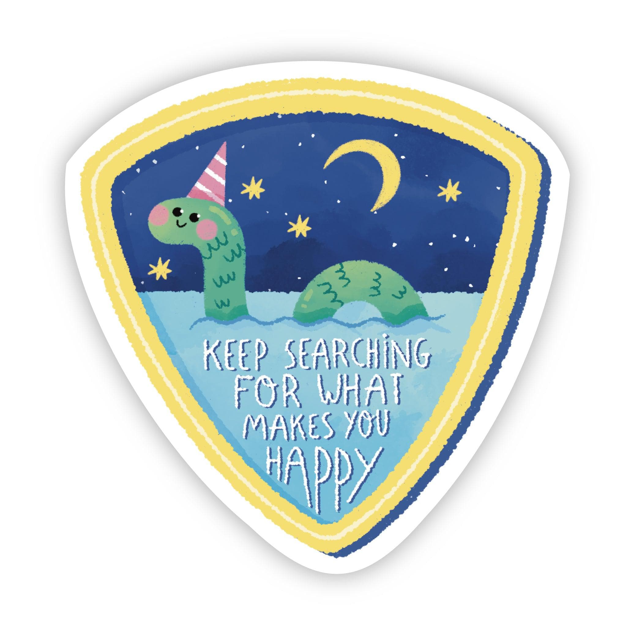  Happy Loch Ness Monster Sticker、mySite、ghnorth