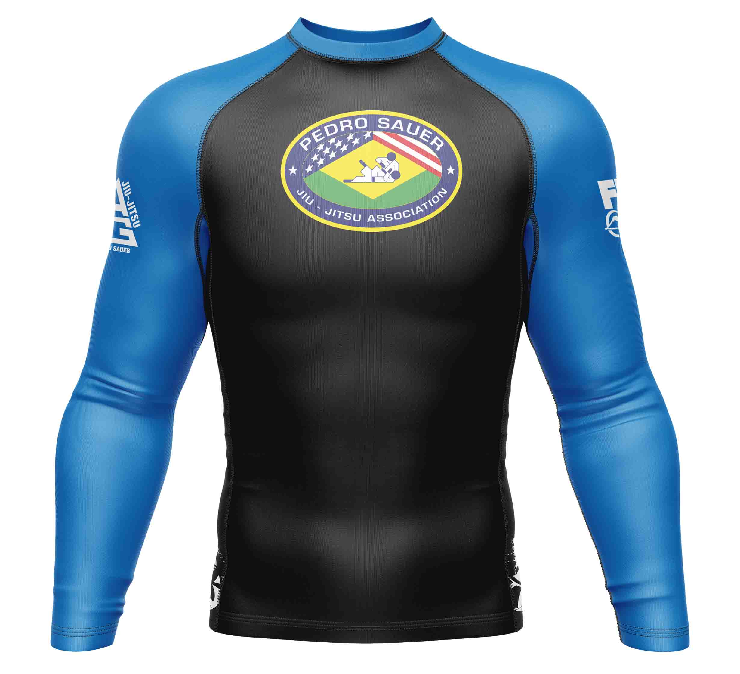 Pedro Sauer Ranked Long Sleeve Rashguard Blue、mySite、gigharbornorthrealestate