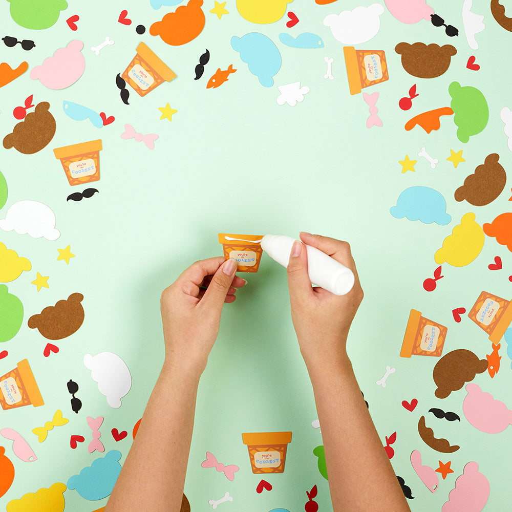 Valentine's Day Craft Kit Make-Your-Own Ice Cream Cones、mySite、solidvoid