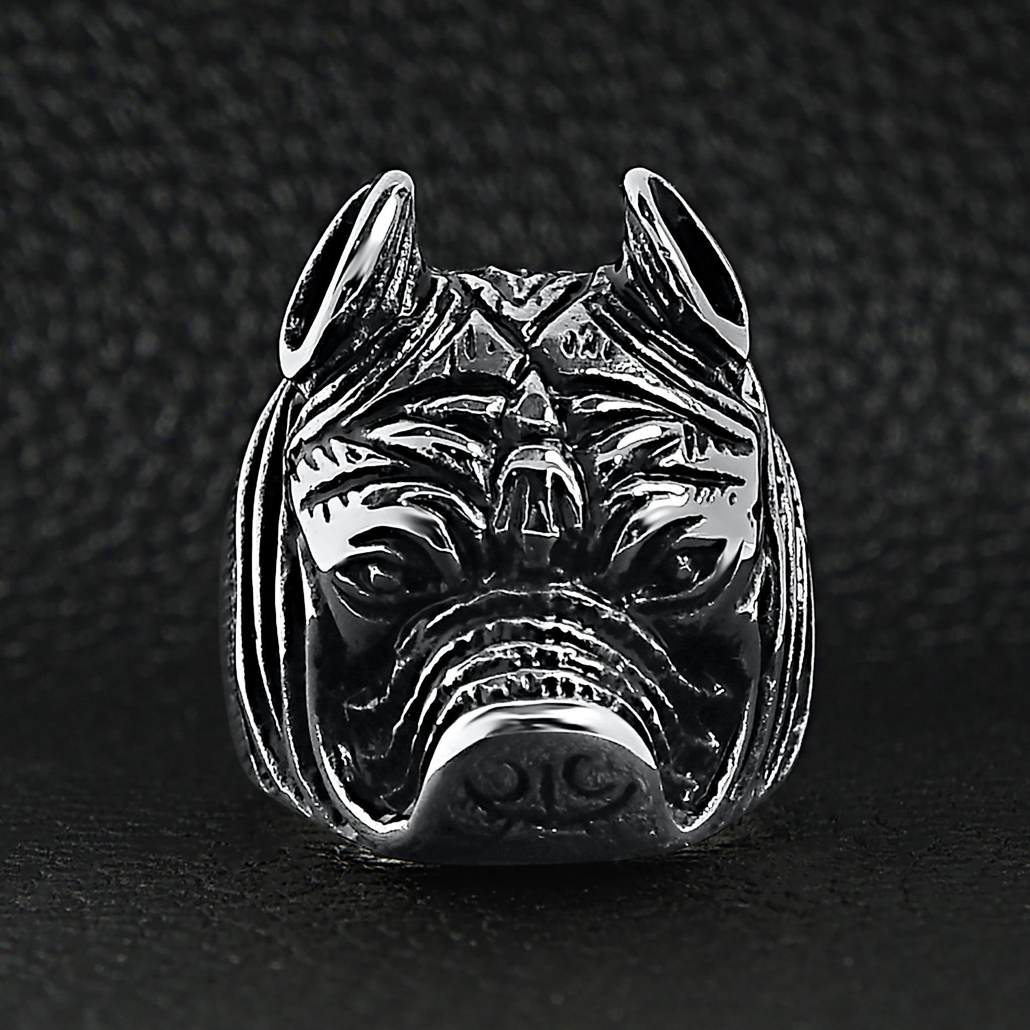 Stainless Steel Pit Bull Dog Ring / SCR4027、mySite、dreamappss