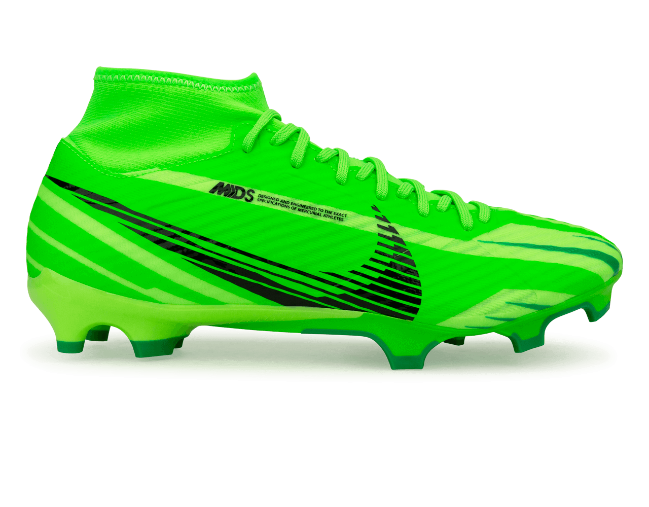 Nike Men's Zoom Mercurial Superfly 9 Academy MDS FG/MG Green Strike/Black、mySite、noshort