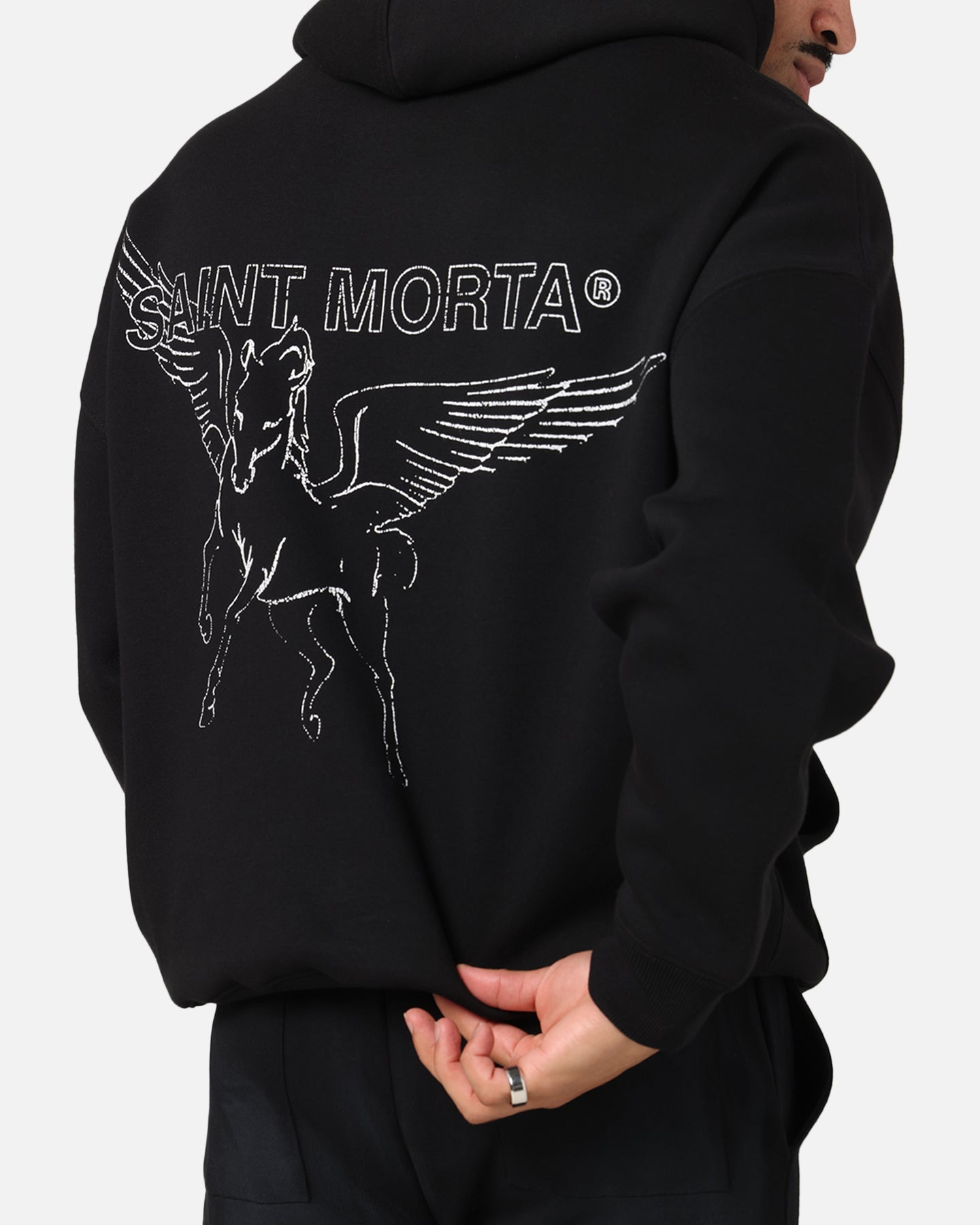 Saint Morta Liberty Boxy Hoodie Black、mySite、zt4zffjzw